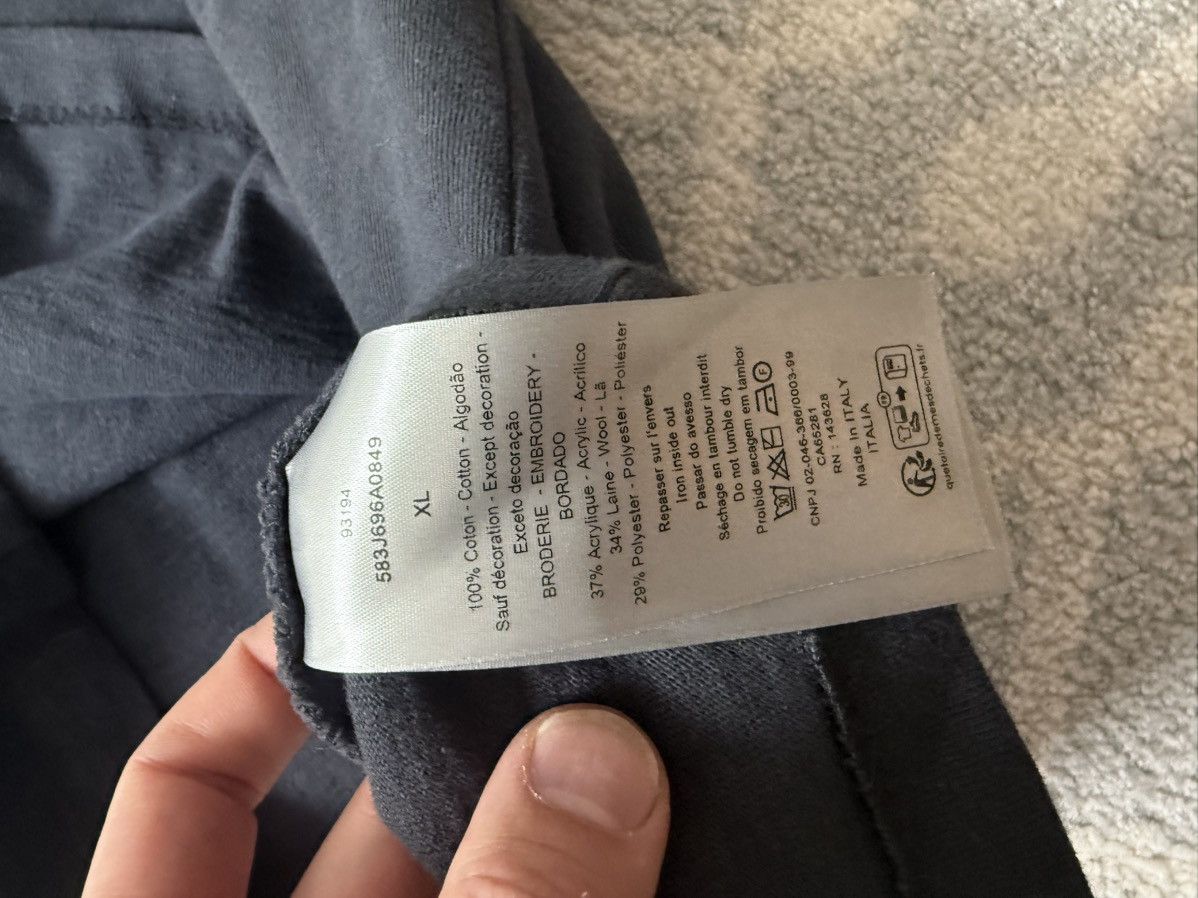 Dior “For My Real Friends” Tee – Washed Black / Vintage Fade Size US XL / EU 56 / 4 - 5 Thumbnail