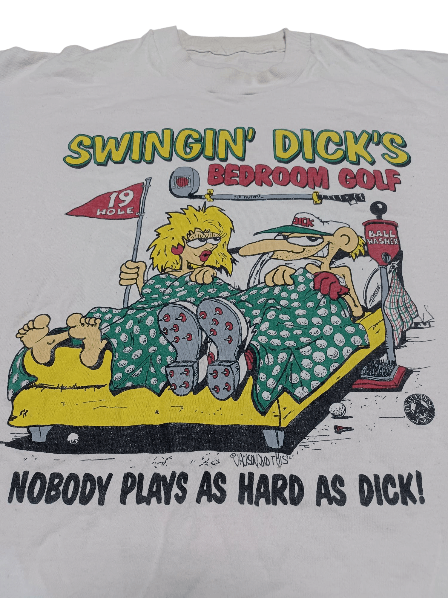 Other SWINGIN' DICKS HUMOR VINTAGE 1992 NUDE SEX TEE Size US L / EU 52-54 / 3 - 2 Thumbnail