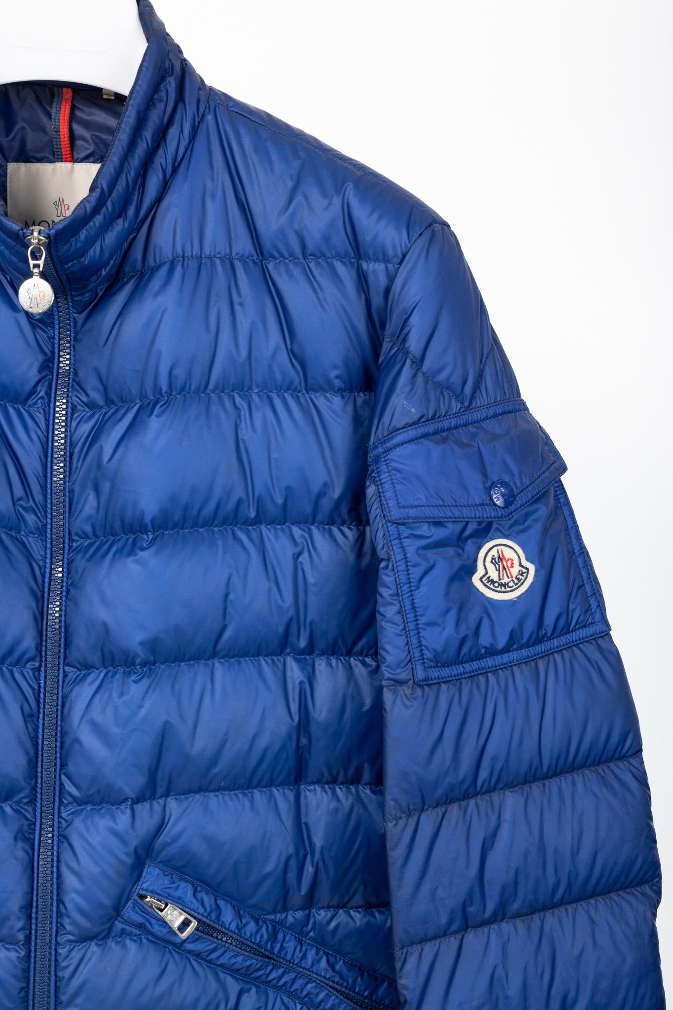 Moncler Moncler Longue Saison Agay Blue Quilted-Nylon Puffer Jacket Size US XL / EU 56 / 4 - 5 Thumbnail