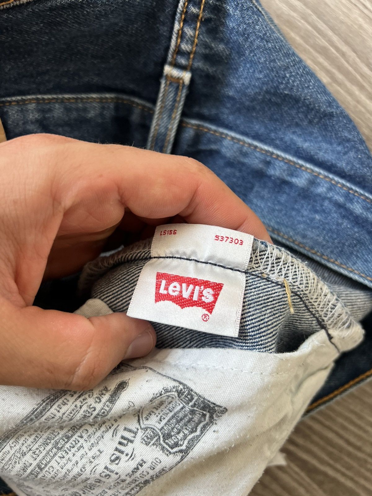 Levi's Vintage Clothing Rare Vintage Levis 501 Blue Denim Salvage Mexico Jeans Size US 32 / EU 48 - 16 Thumbnail