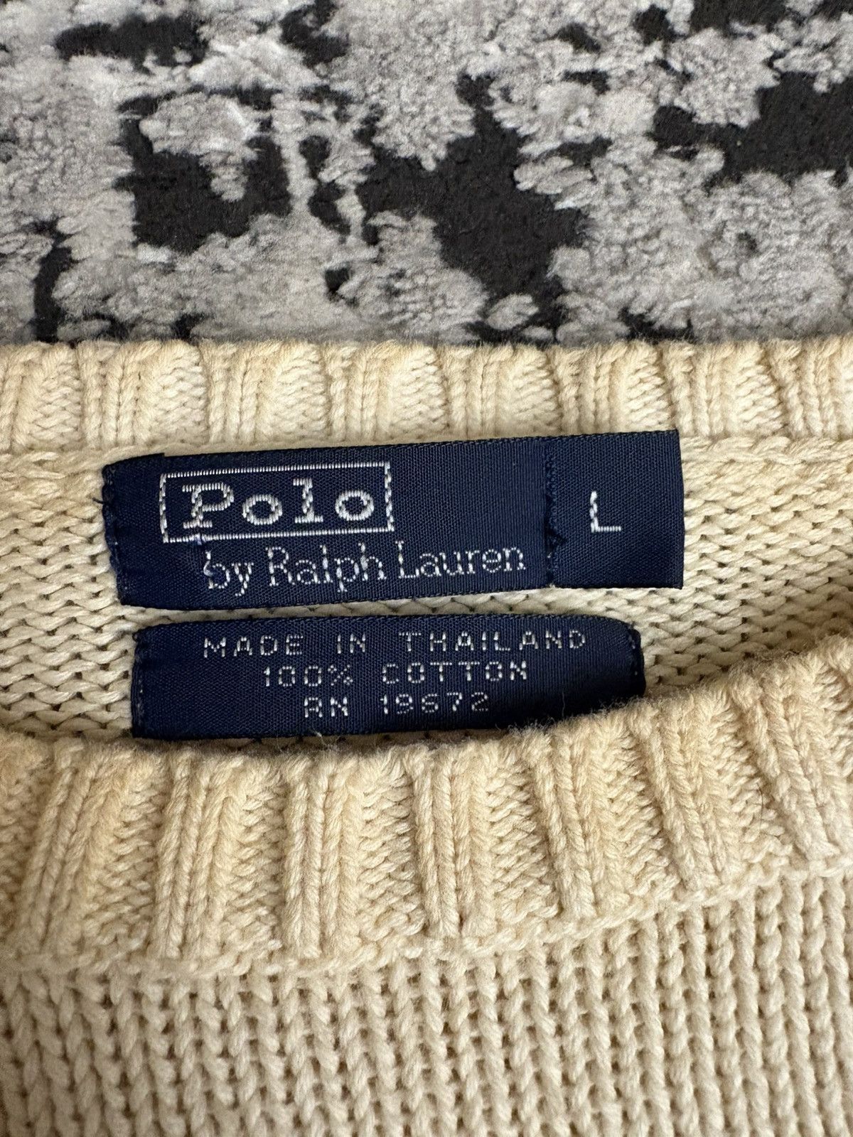 Polo Ralph Lauren Polo Ralph Lauren Vintage Knit Sweater Size US L / EU 52-54 / 3 - 3 Thumbnail