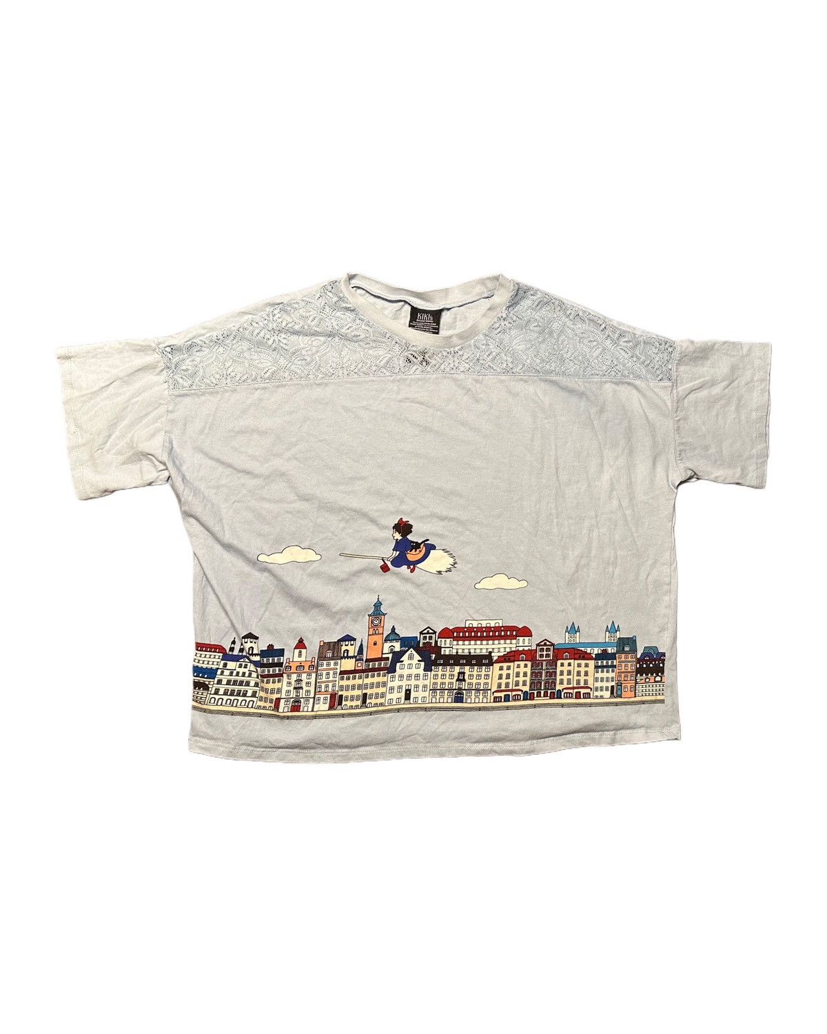 Japanese Brand × Vintage Vintage Kiki’s Delivery Studio Ghibli All Over Graphic Top Size M / US 6-8 / IT 42-44 - 1 Thumbnail