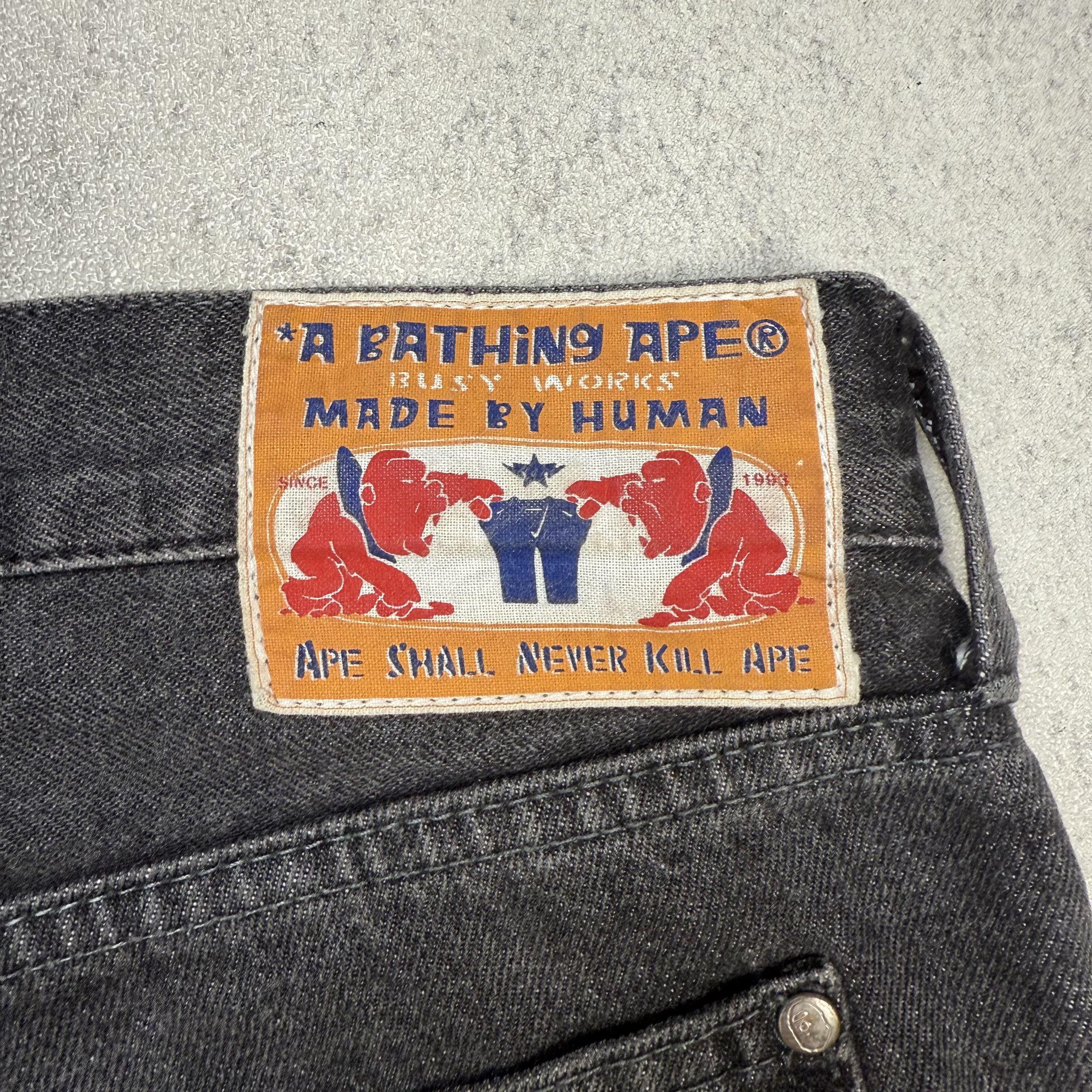 Bape Vintage A Bathing Ape Denim Size US 36 / EU 52 - 5 Thumbnail