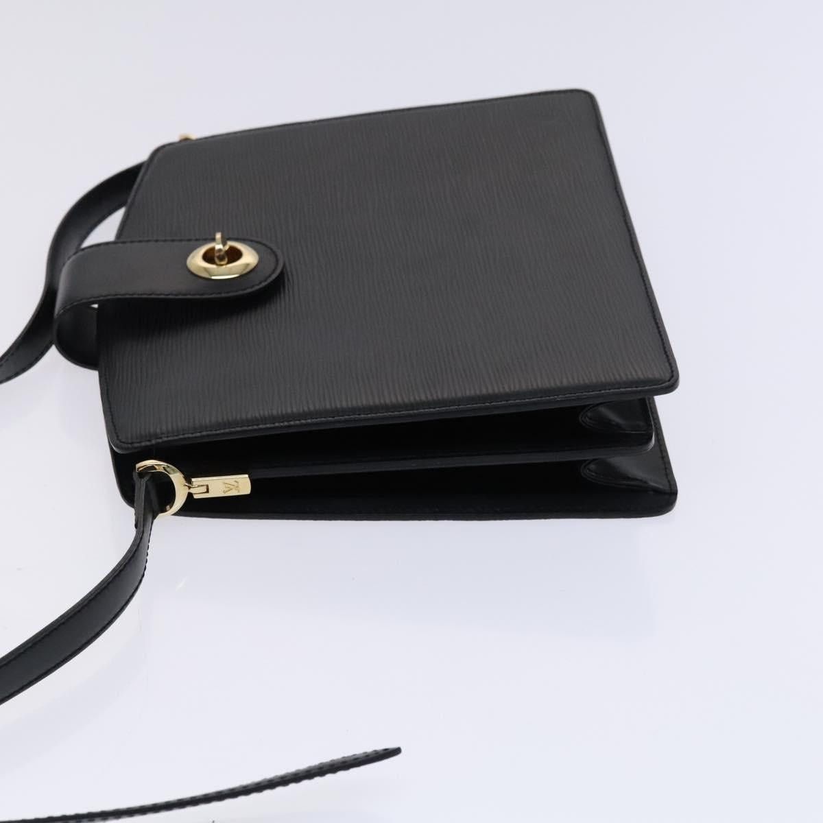 Louis Vuitton LOUIS VUITTON Epi Capuchin Shoulder Bag Black M52342 Size ONE SIZE - 4 Thumbnail