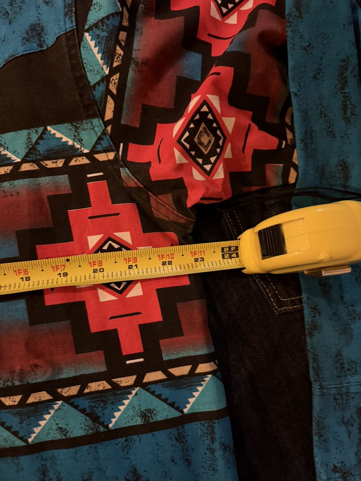 Vintage vtg 80s 90s western frontier aztec button up shirt large USA Size US L / EU 52-54 / 3 - 6 Thumbnail