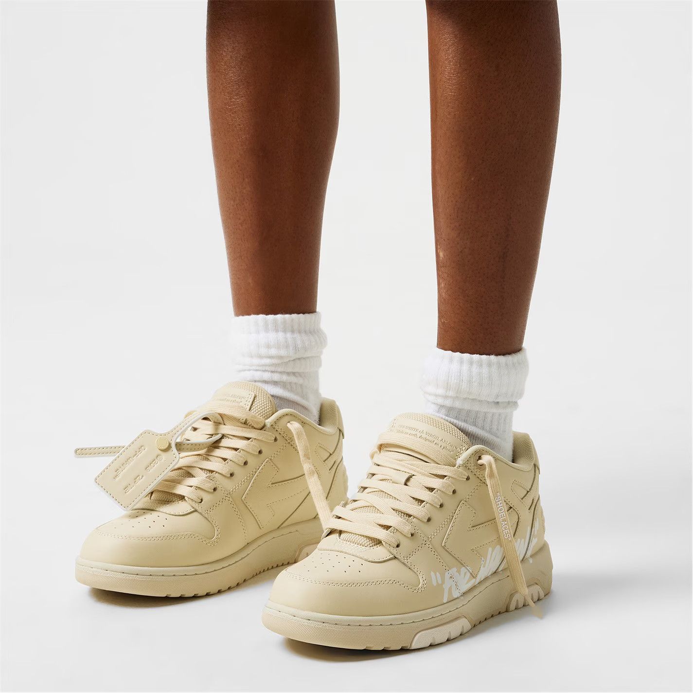 Off-White o1g2r1mq1224 Trainers in Beige & White Size US 6 / IT 36 - 5 Thumbnail