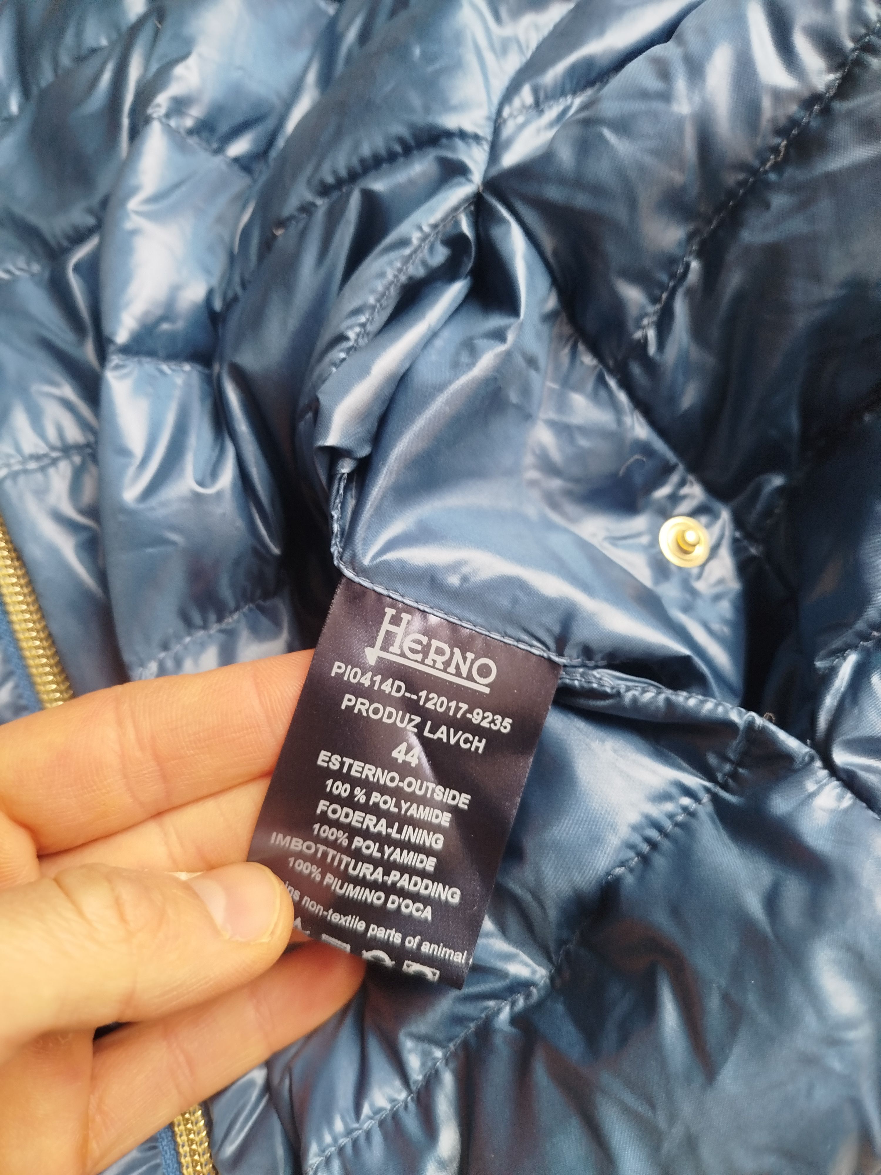 Herno HERNO ultralight padded jacket size 44 Size L / US 10 / IT 46 - 8 Thumbnail