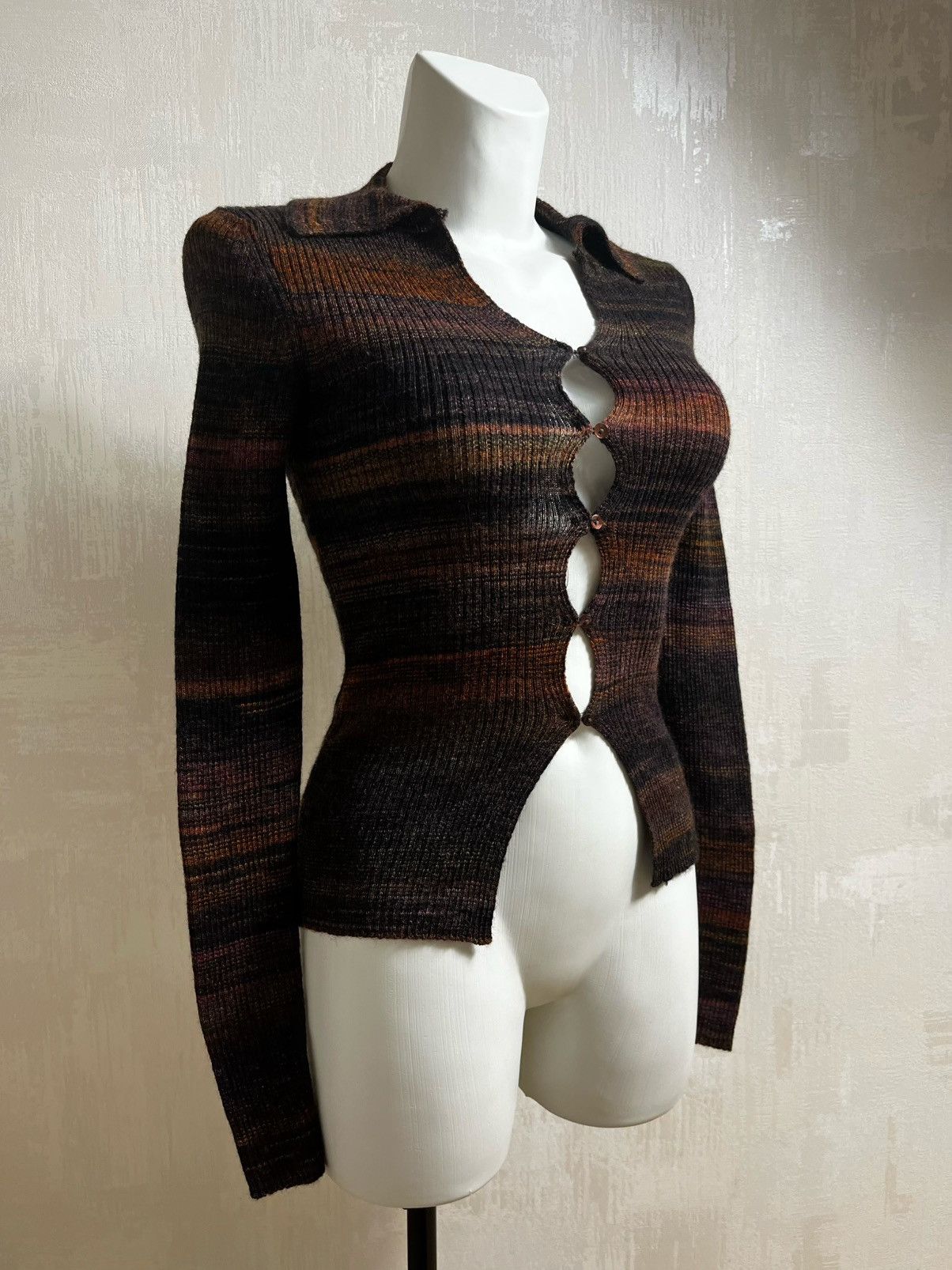 Paloma Wool Paloma Wool Cut-Out Knit Cardigan Size XS / US 0-2 / IT 36-38 - 1 Thumbnail
