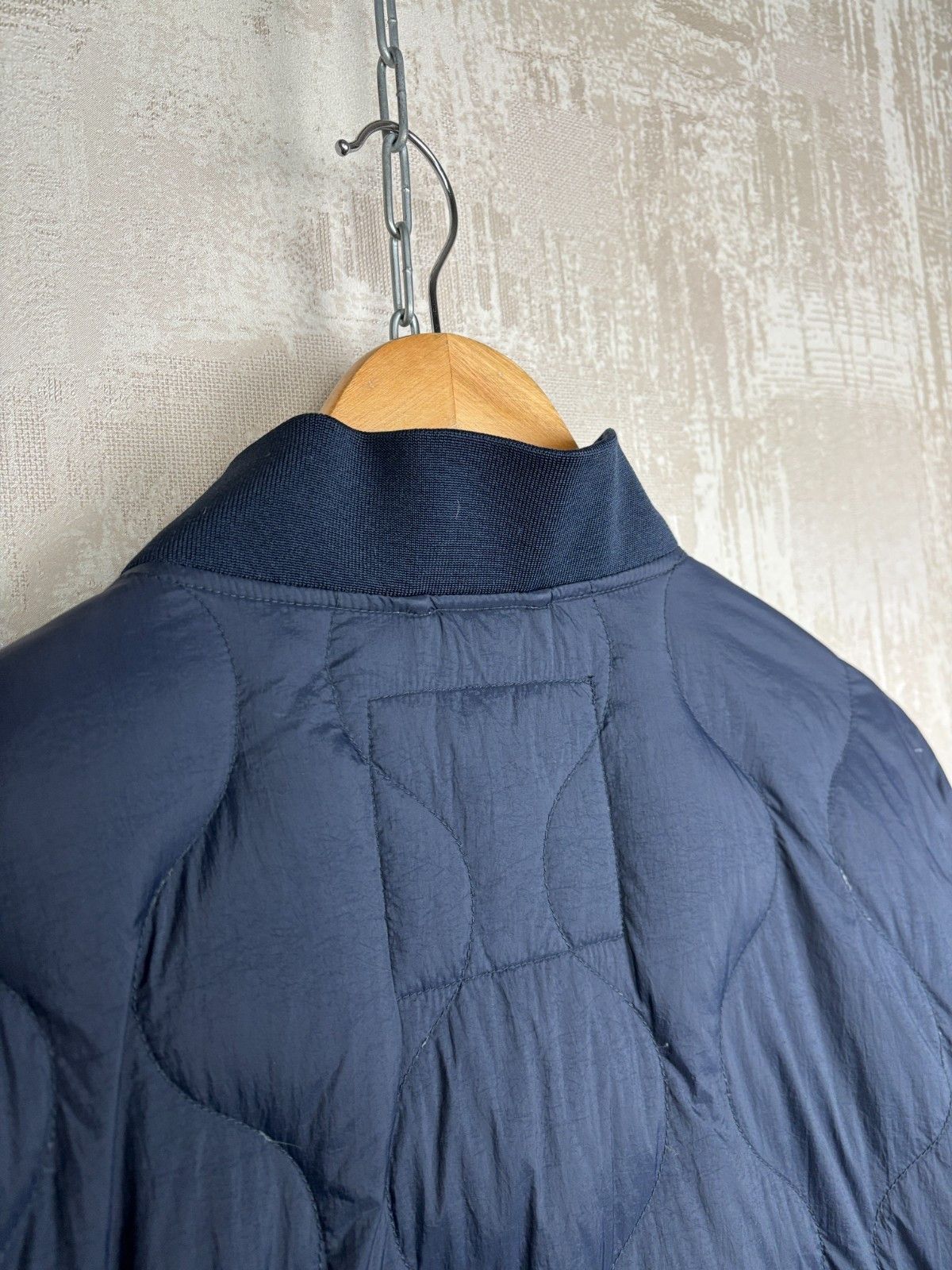 Tommy Jeans Tommy Jeans (Hilfiger) Quilted Down Jacket Navy Snap Button Size US XL / EU 56 / 4 - 19 Thumbnail