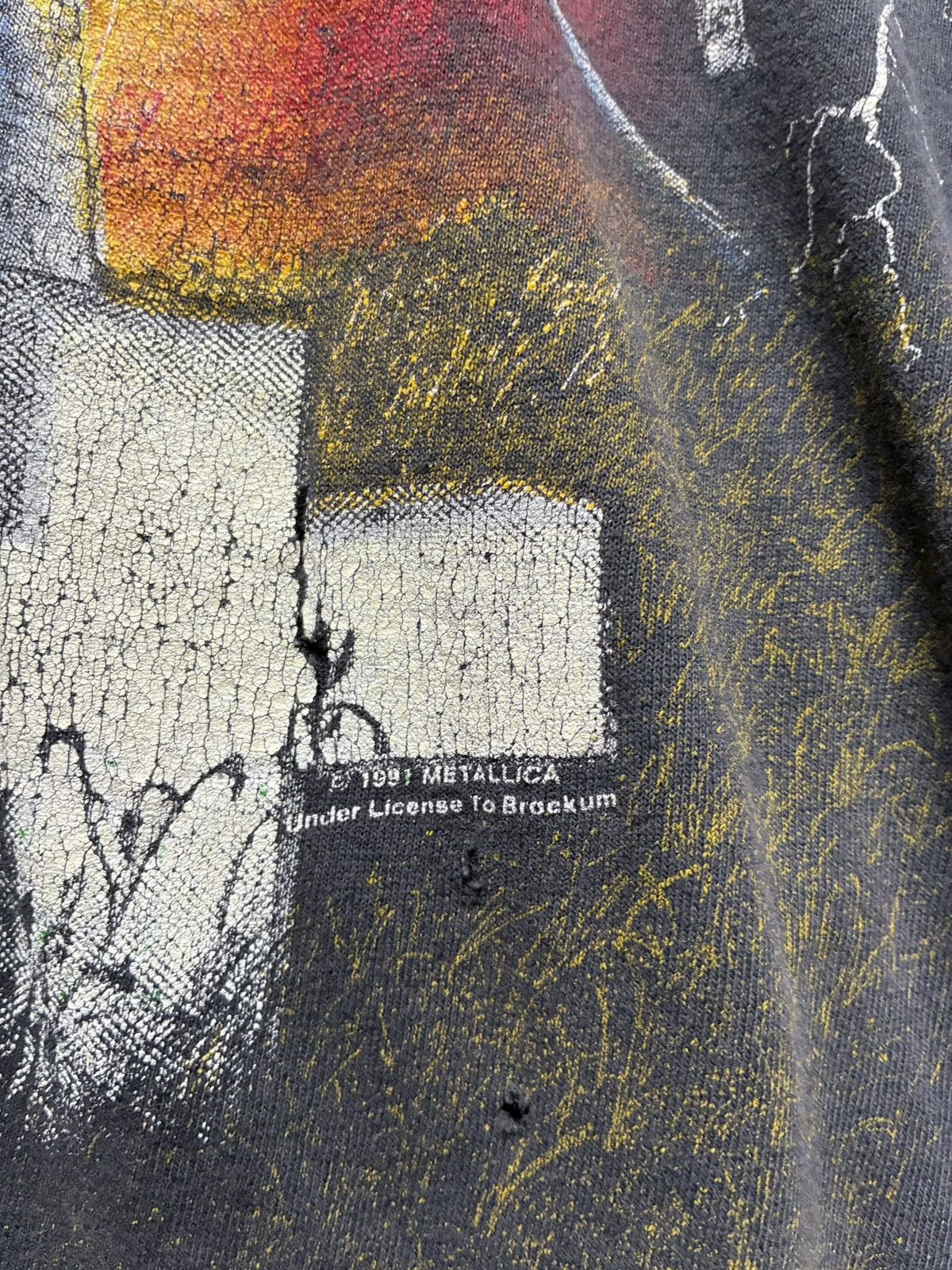 Metallica 1991 Master of Puppets Metallica Tee Size US XL / EU 56 / 4 - 3 Thumbnail