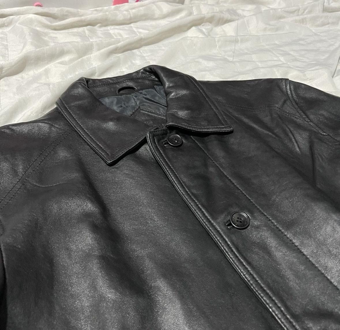Balenciaga Balenciaga Leather Coat Size US L / EU 52-54 / 3 - 4 Thumbnail