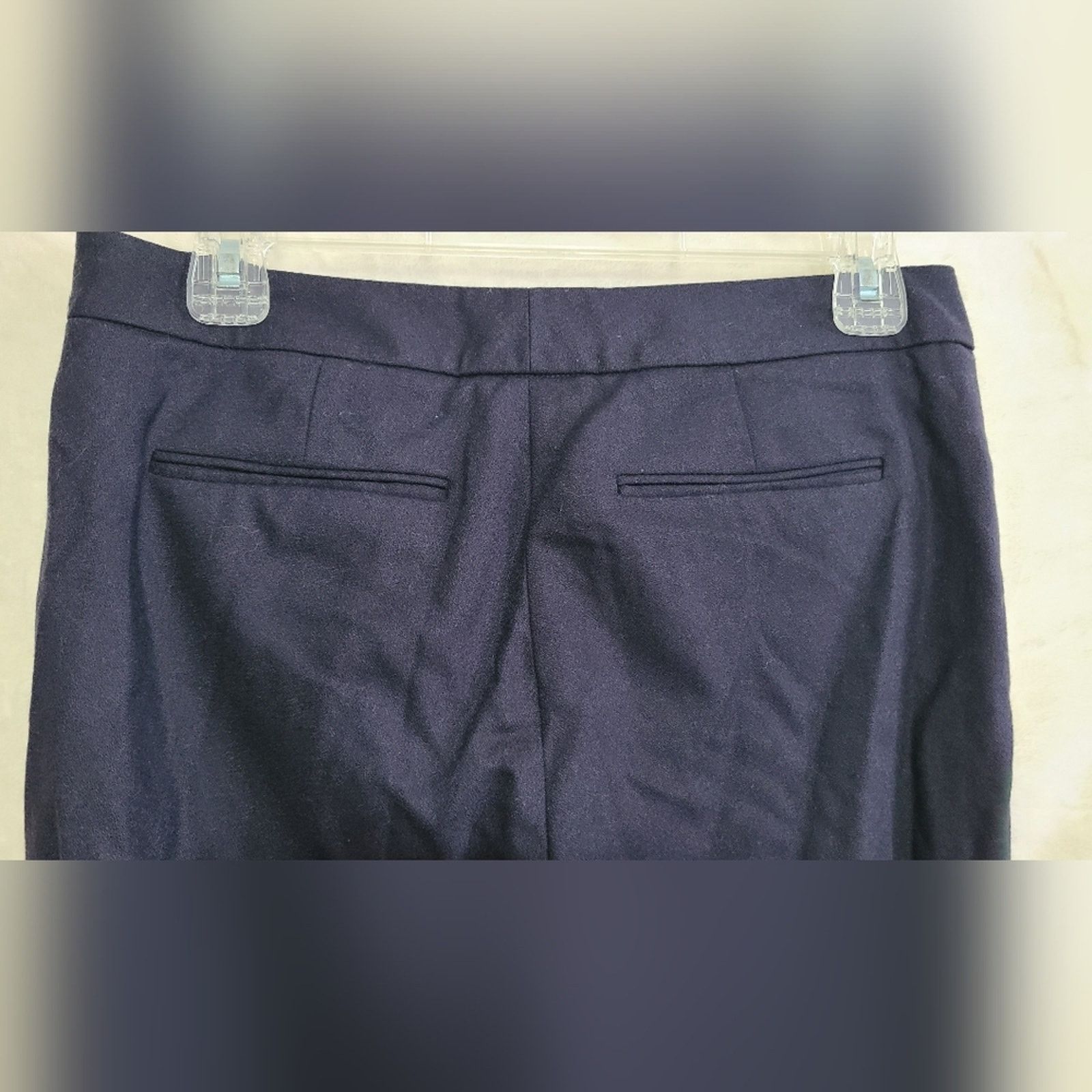 Brooks Brothers "346" Brooks Brothers Lucia Womens Trousers Navy Blue Size 2 Size 26" / US 2 / IT 38 - 4 Thumbnail