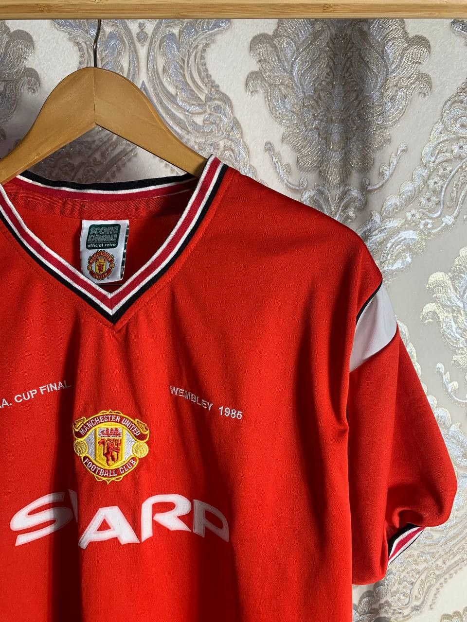 Vintage Very Rare Manchester United England Soccer Jersey Retro 90s Size US XL / EU 56 / 4 - 2 Thumbnail