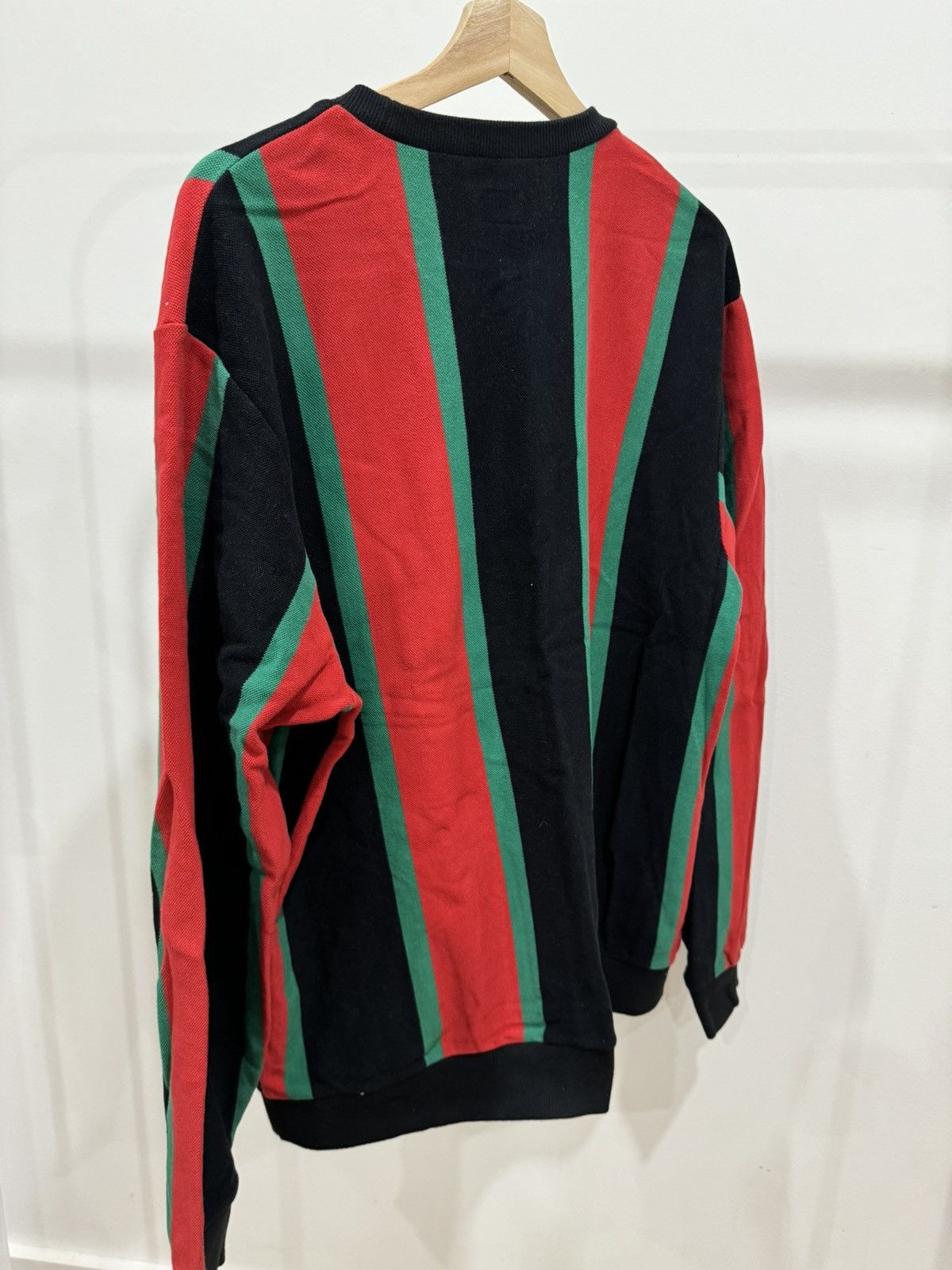 Supreme 17 fw Supreme vertical striped sweater knit shirt Size US L / EU 52-54 / 3 - 2 Thumbnail