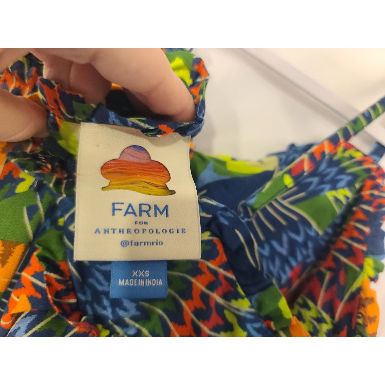 Farm Rio Farm Rio For Anthropologie Multicolor Maxi Dress XXS Size XXS / US 00 / IT 34 - 9 Thumbnail