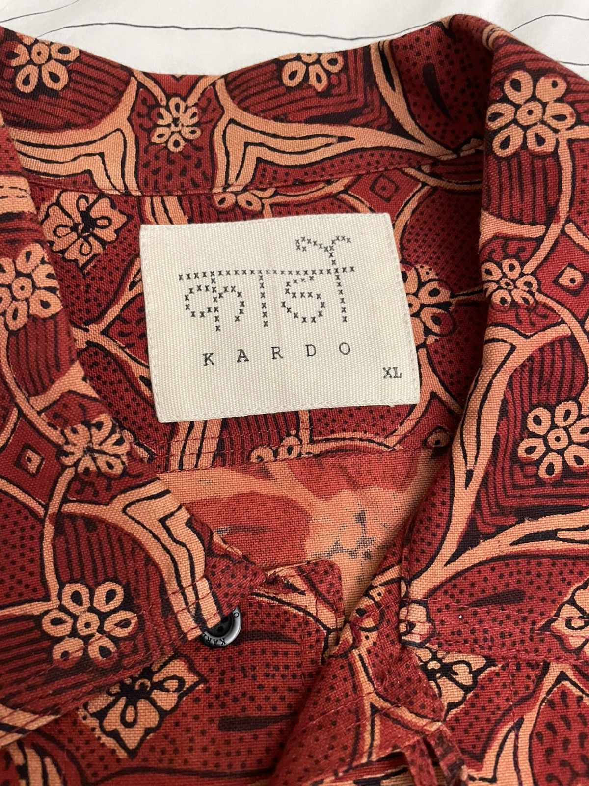 Kardo Kardo Chintan Button Down Shirt Size US XL / EU 56 / 4 - 3 Thumbnail