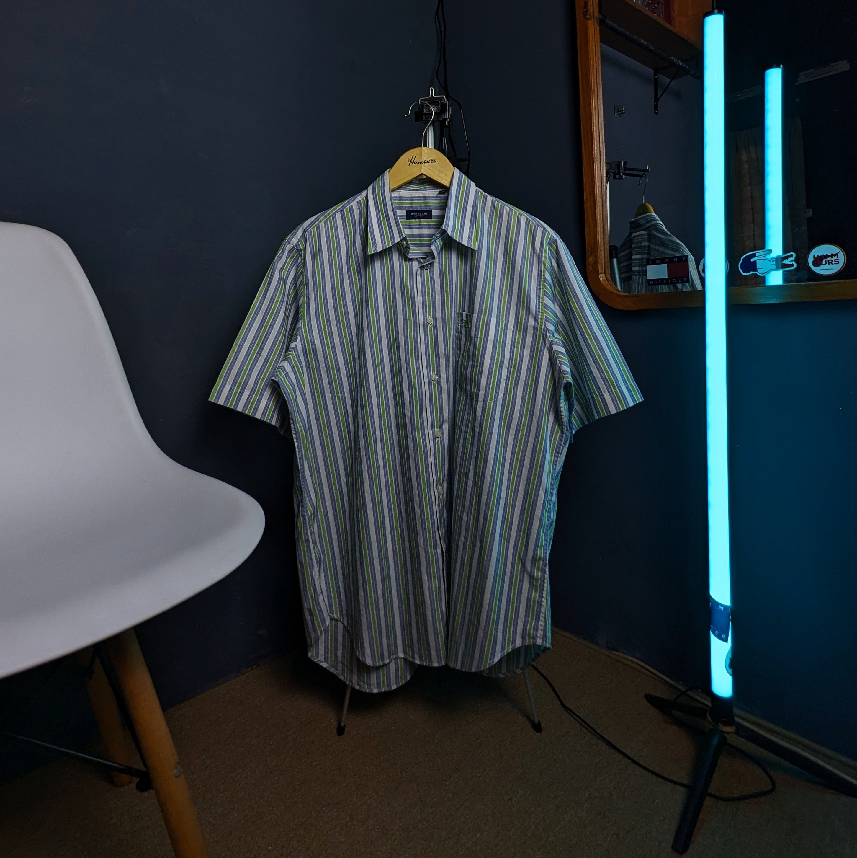 Burberry BURBERRY LONDON VINTAGE STRIPPED SHIRT Size US L / EU 52-54 / 3 - 1 Thumbnail