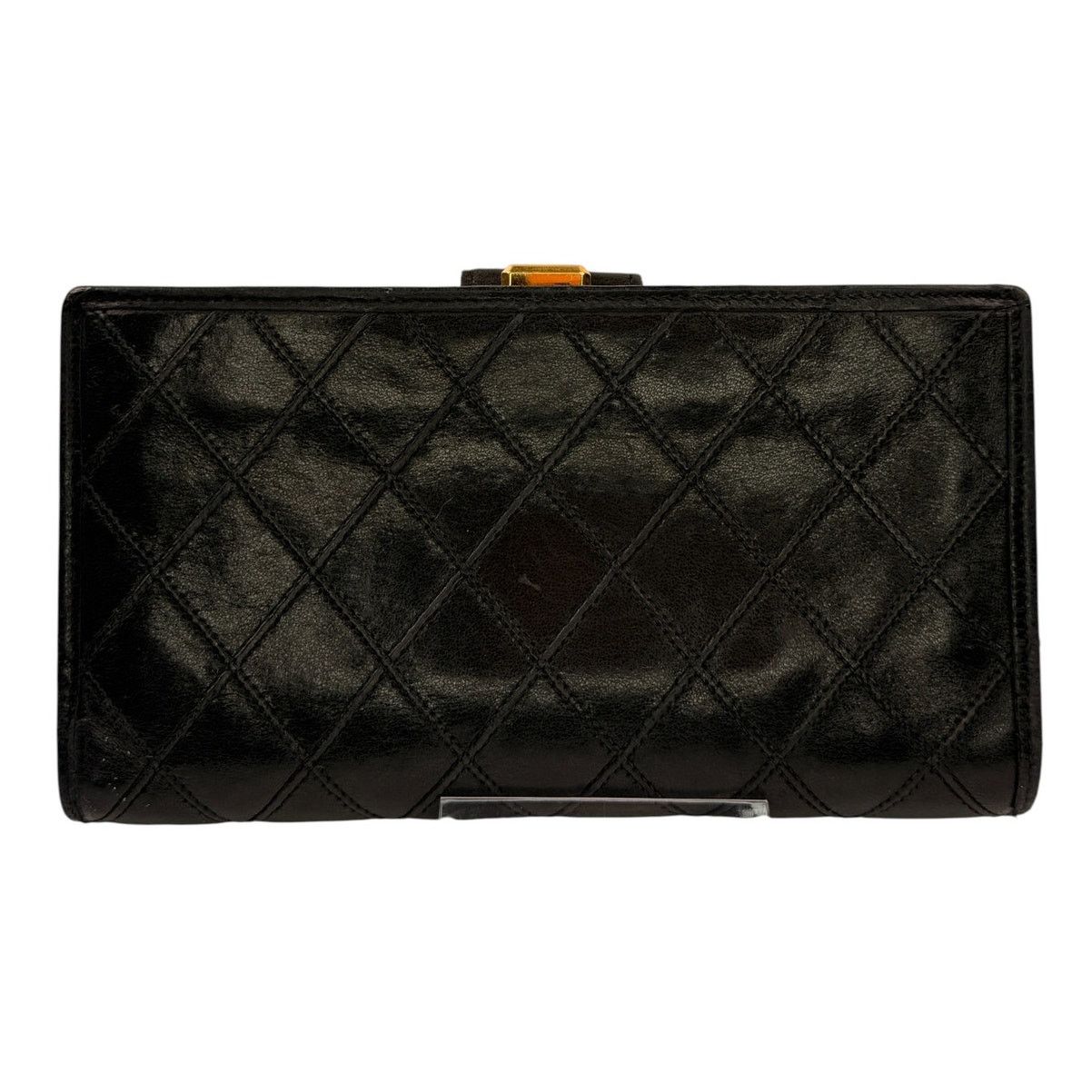Chanel Chanel Black Quilted Lambskin Leather Wallet Size ONE SIZE - 2 Thumbnail
