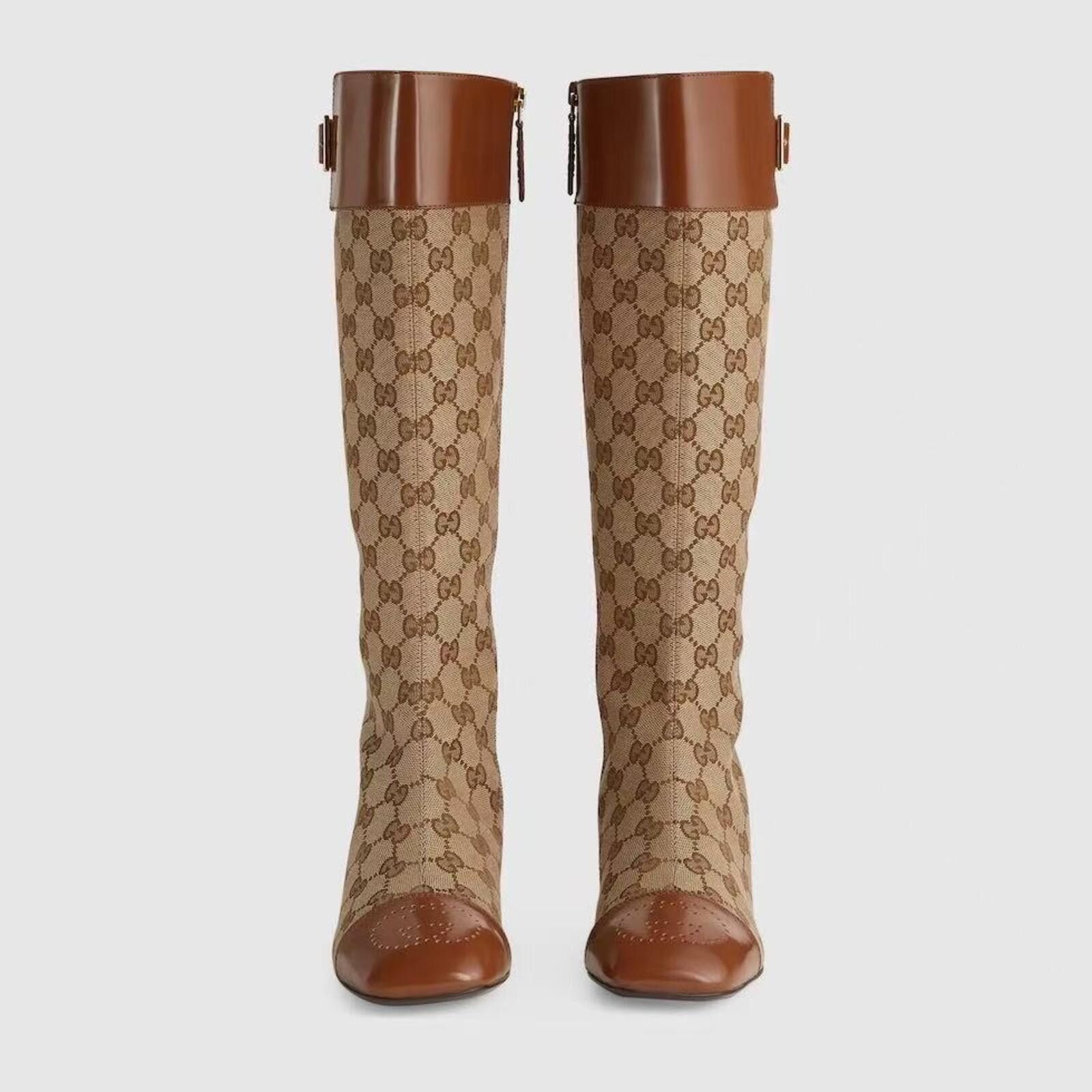 Gucci Gucci GG Knee High Boots Size US 7.5 / IT 37.5 - 2 Thumbnail