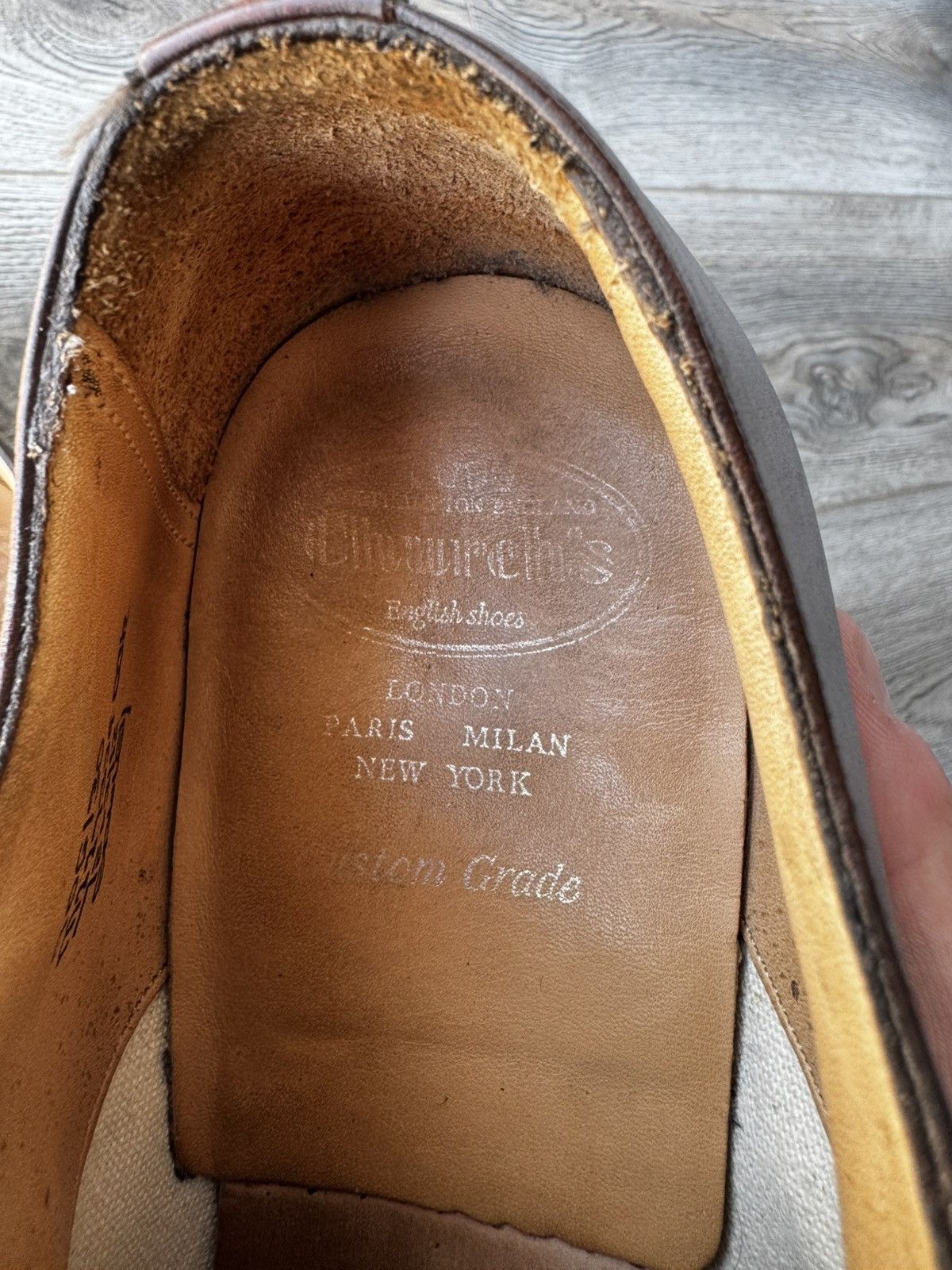 Church's Church's Sawdley Brown Leather Derby Brogue Size US 10 / EU 43 - 17 Thumbnail