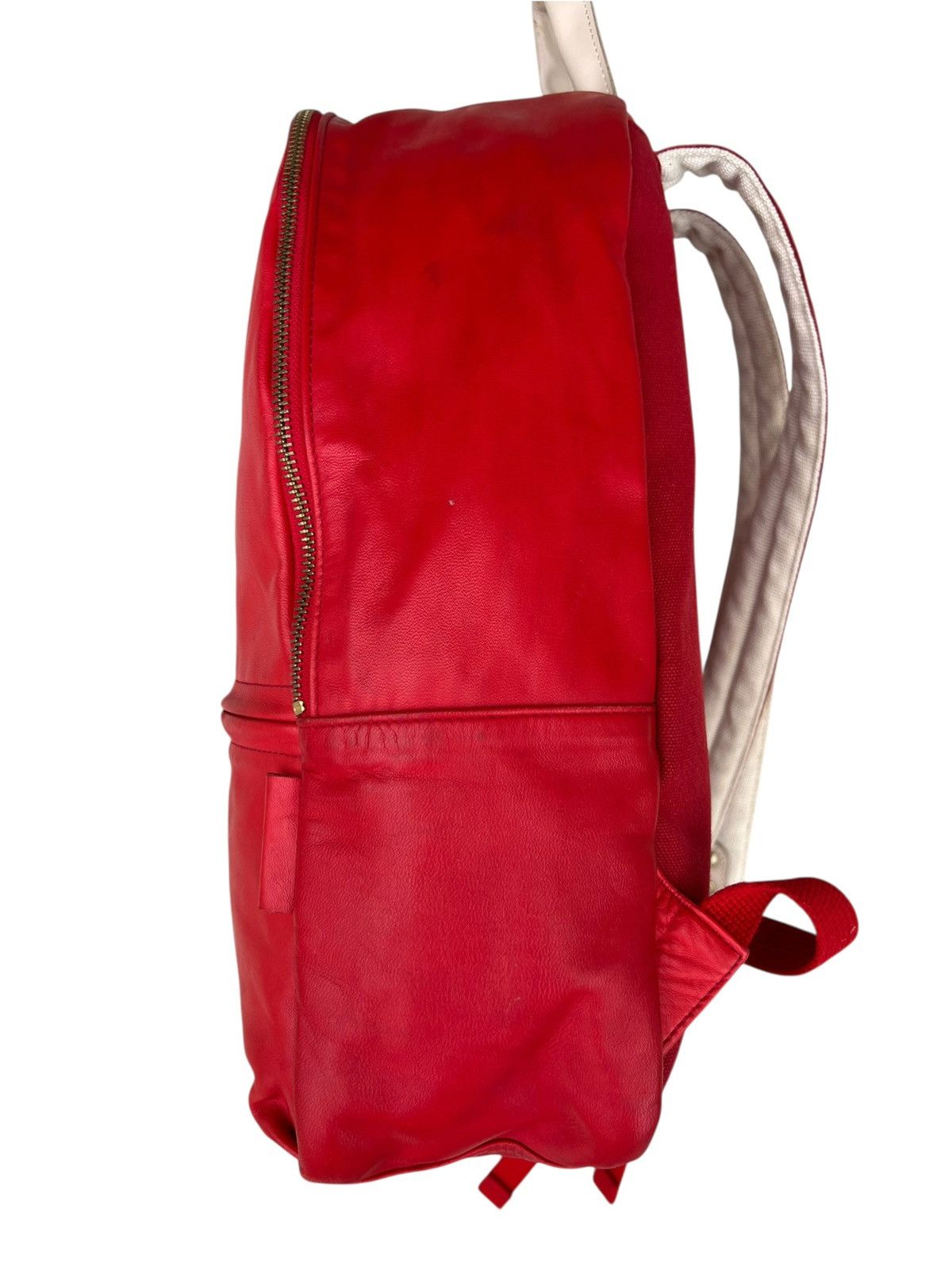 Shellac Agility Japan Patina Red Leather Backpack Bag Size ONE SIZE - 8 Thumbnail