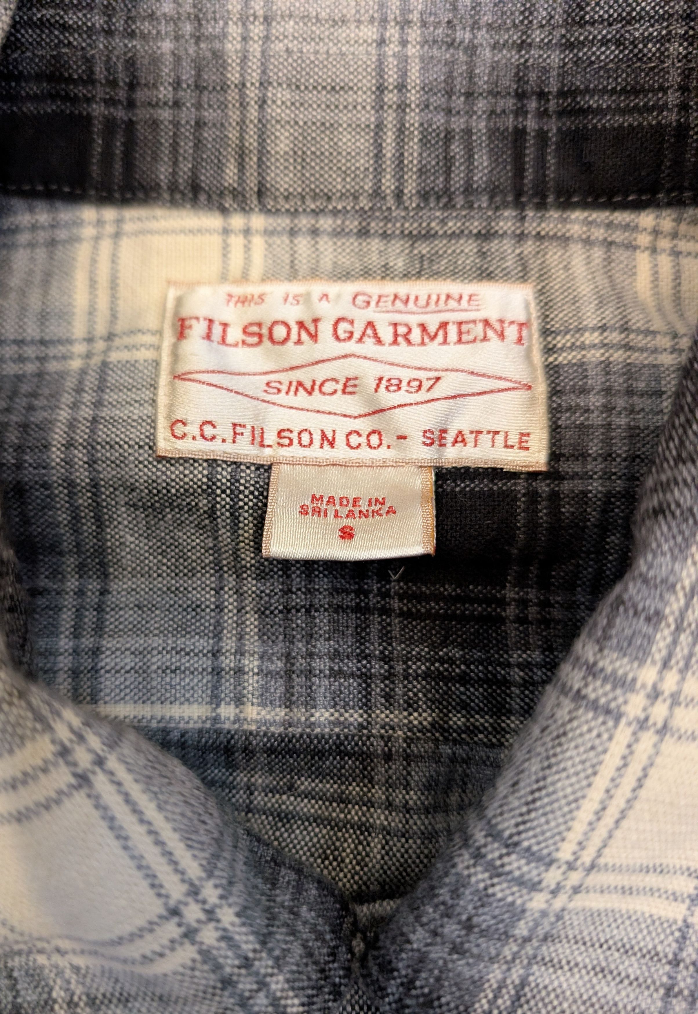 Filson Filson Shadow Plaid Elk Heights Flannel Shirt Size US S / EU 44-46 / 1 - 3 Thumbnail