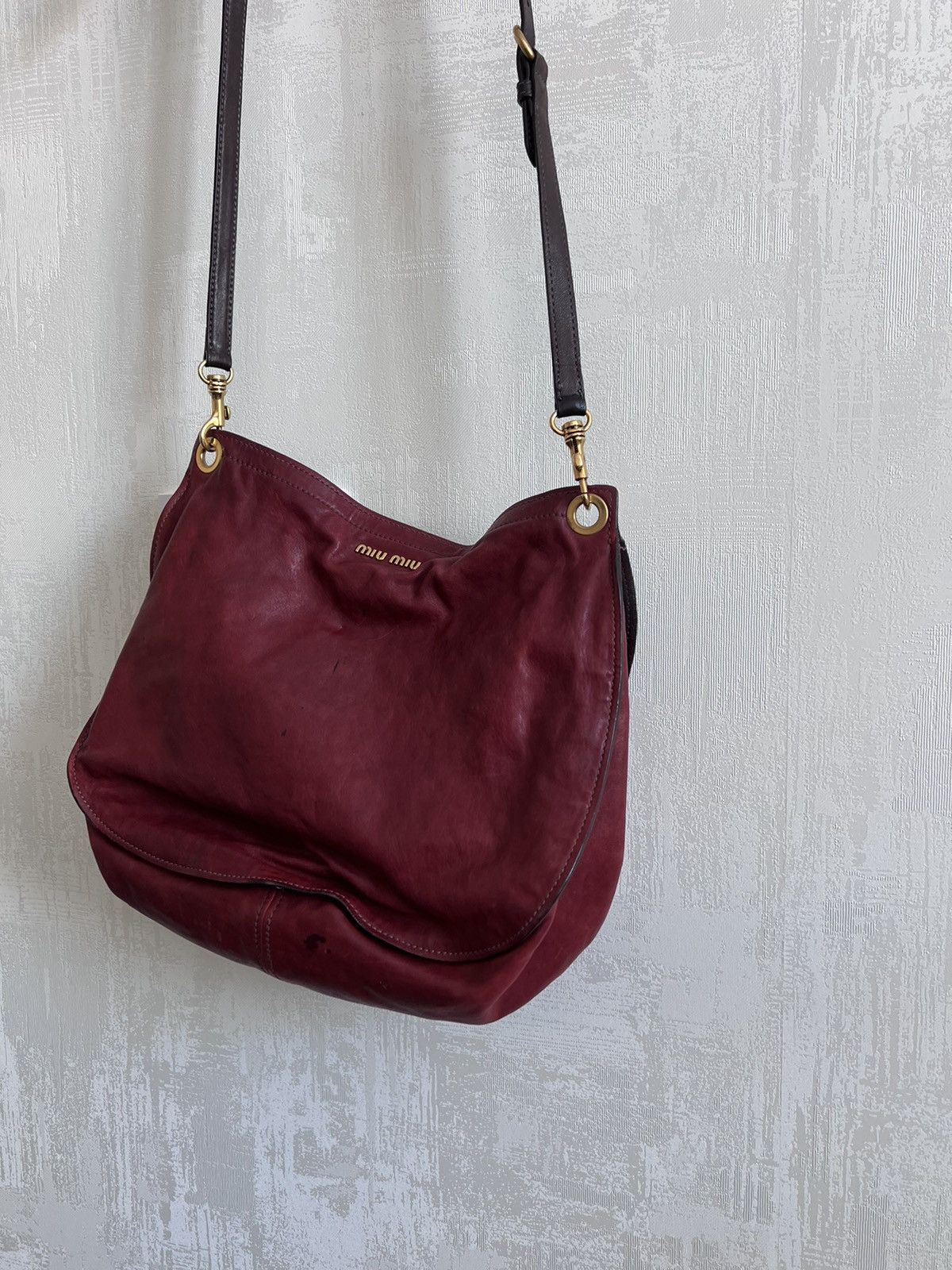 Miu Miu × Prada × Vintage vintage y2k miu miu large shopper handle bag tote leather Size ONE SIZE - 13 Thumbnail