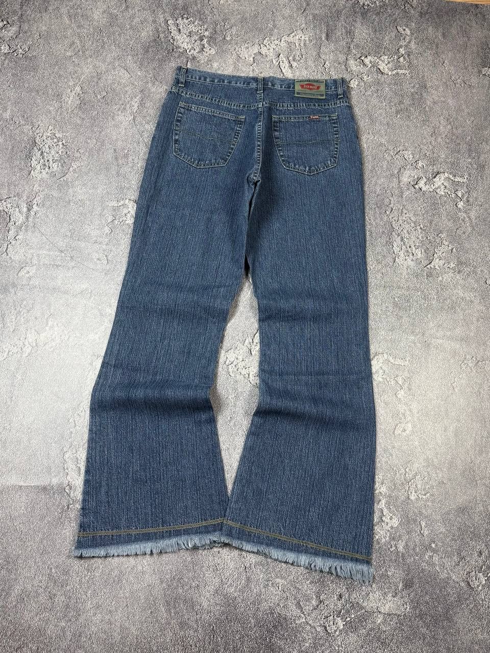 If Six Was Nine Y2K LGB Flared Bootcut Blue Denim 2000s Streetwear Size US 32 / EU 48 - 3 Thumbnail