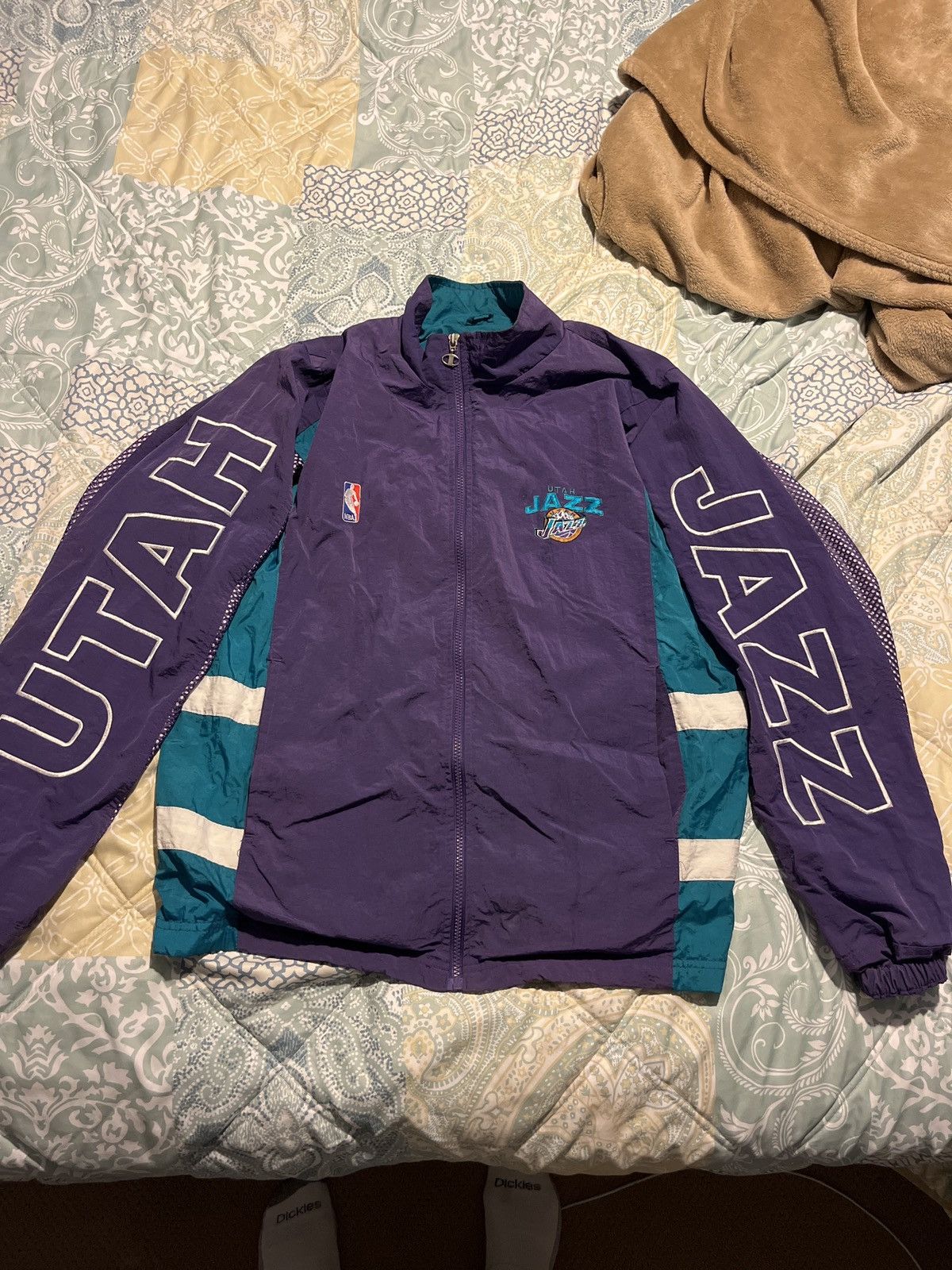 Champion Utah Jazz Champion Weather Jacket Size US L / EU 52-54 / 3 - 1 Thumbnail