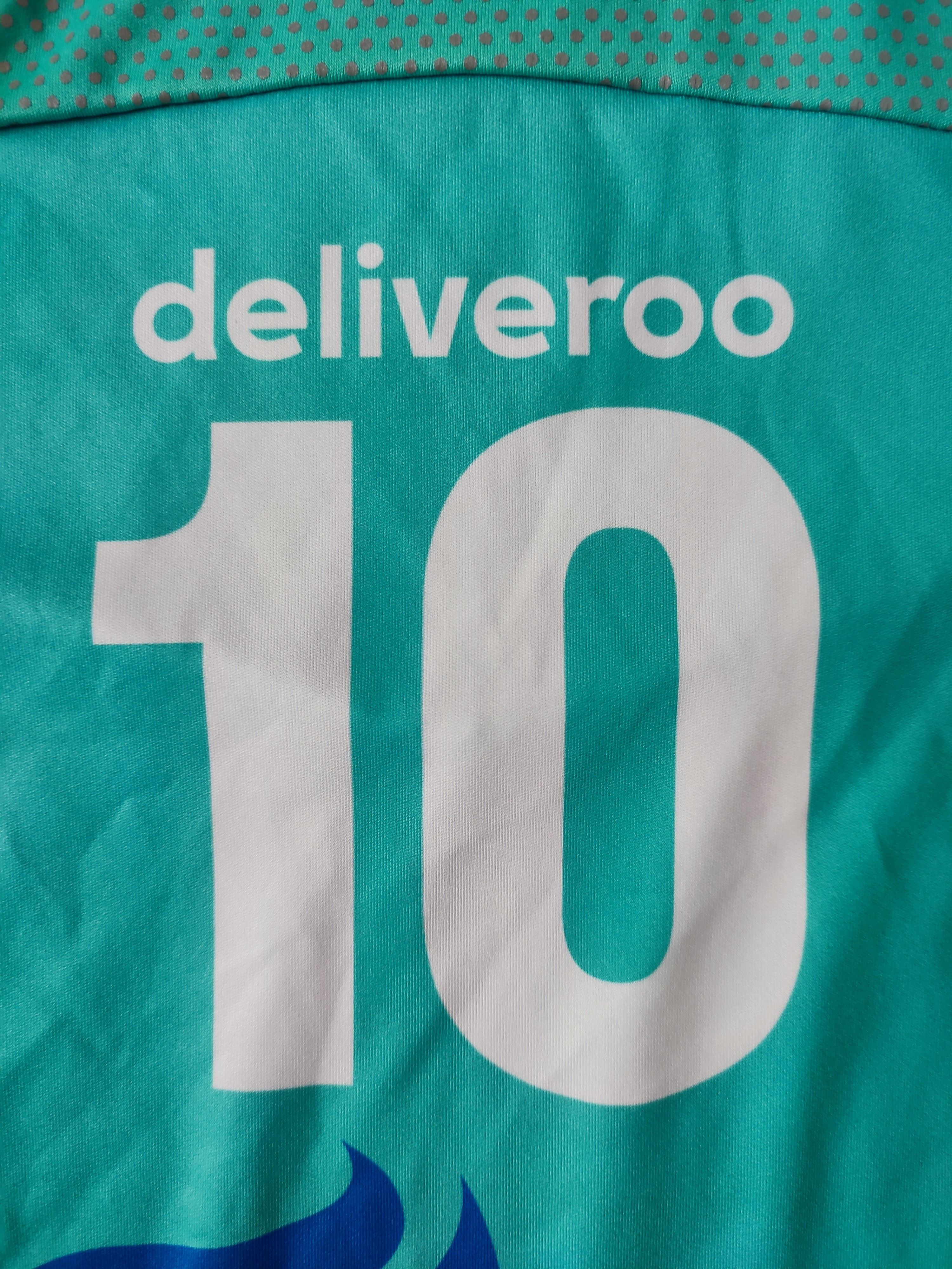 Vintage England Deliveroo Football Shirt Soccer Jersey Size M Size US M / EU 48-50 / 2 - 9 Thumbnail
