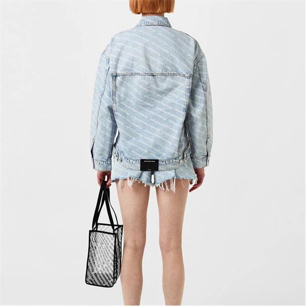 Alexander Wang o1g2r1mq0824 Denim Jackets in Light Blue Size M / US 6-8 / IT 42-44 - 6 Thumbnail