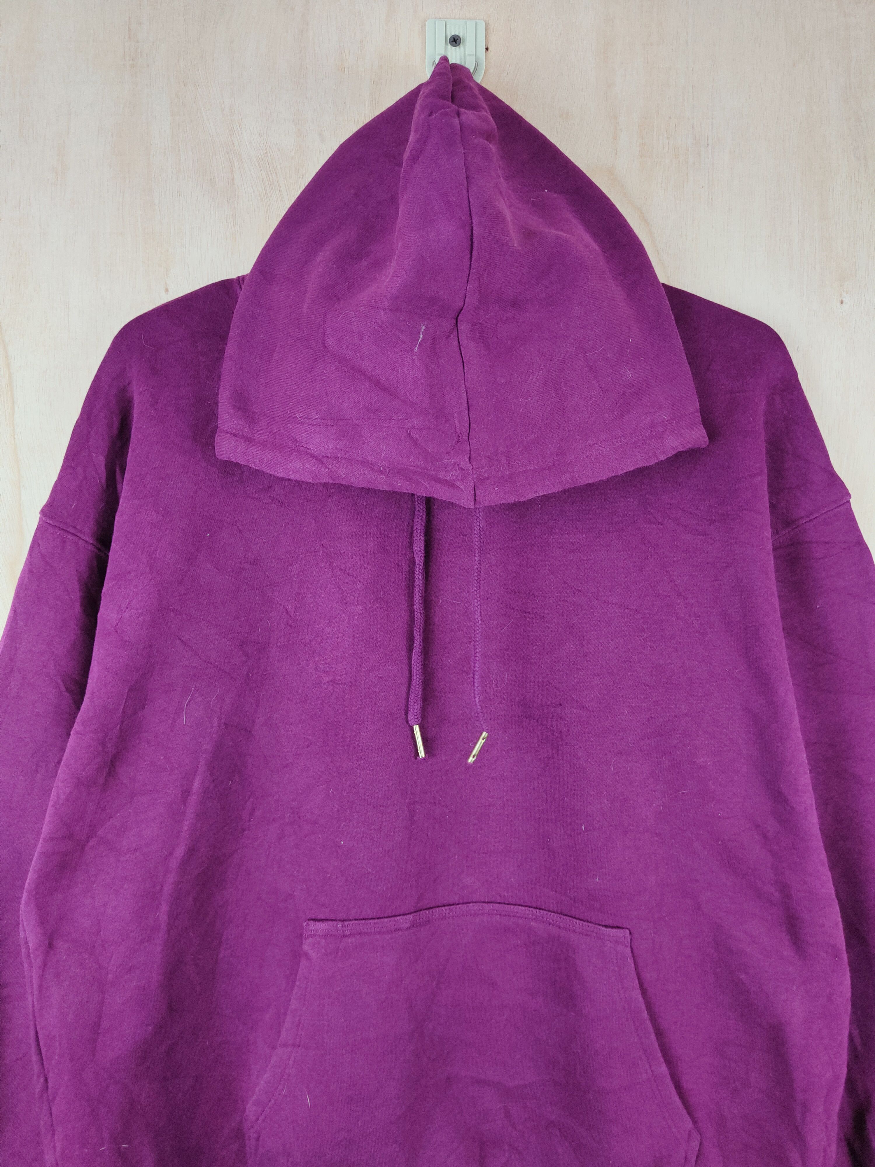 GU × Vintage Vintage 💥 Purple Hoodie Sweatshirts (Plain cool) Size XL / US 12-14 / IT 48-50 - 2 Thumbnail