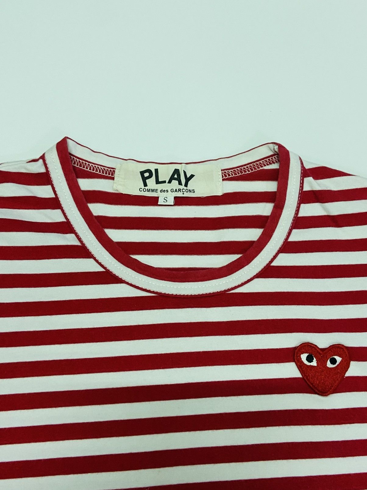 Comme des Garcons COMME DES GARCONS PLAY STRIPE TEE Size US S / EU 44-46 / 1 - 5 Thumbnail