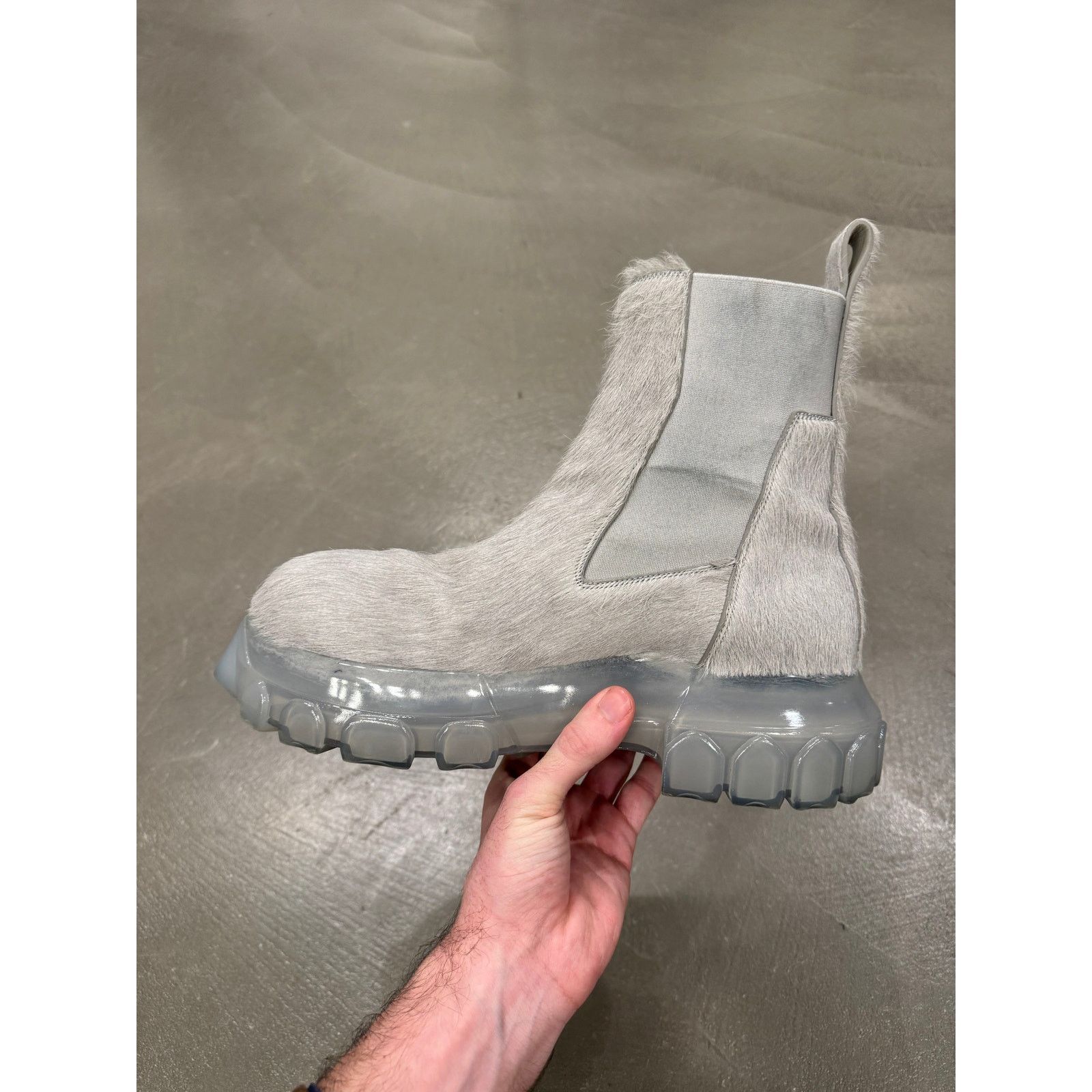 Rick Owens F/W 2021 Rick Owens beatle bozo pony hair boots Size US 11 / IT 41 - 3 Thumbnail