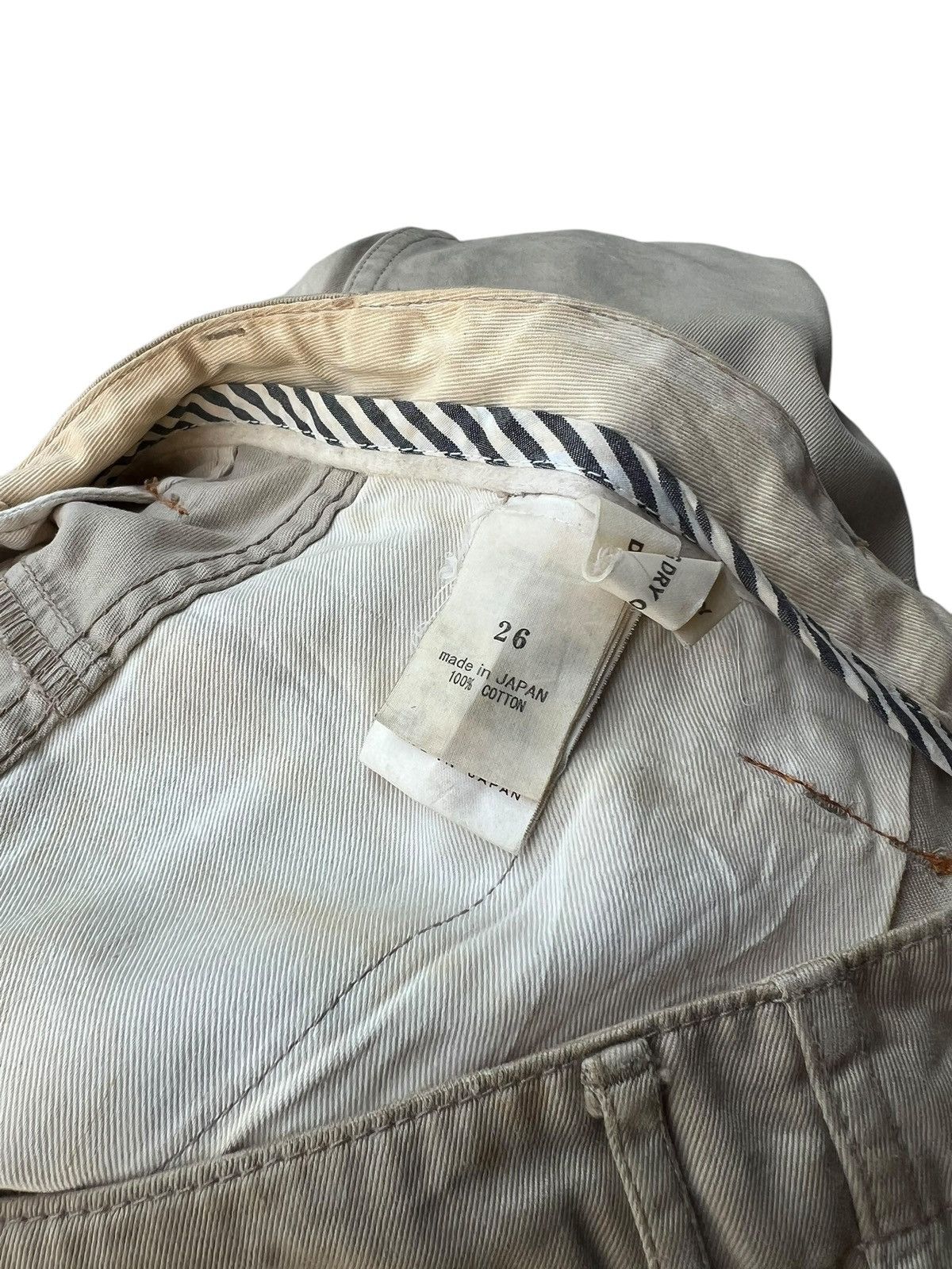 Chimala Distressed Rips Stains Chimala Chinos Trouser Pant Size US 29 - 22 Thumbnail