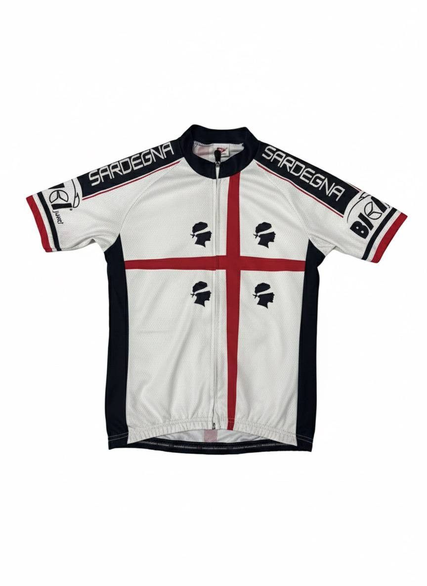 Vintage Rare Marcello Bergamo Italy Sardegna Team Cycling Shirt Size US M / EU 48-50 / 2 - 1 Thumbnail