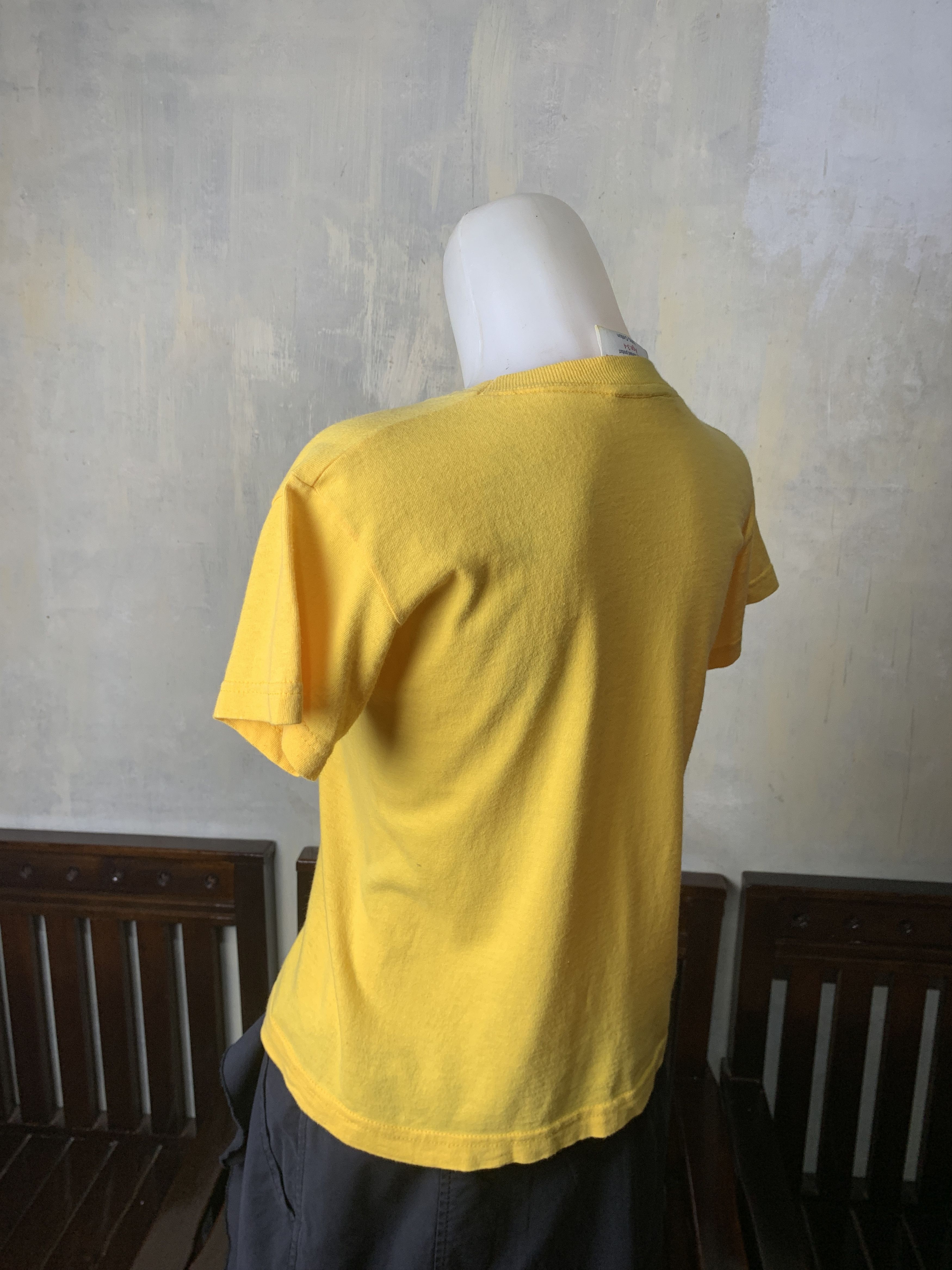 Cartoon Network 2000s Teletubies Yellow Full Squad Baby Tee (S) Size S / US 4 / IT 40 - 3 Thumbnail