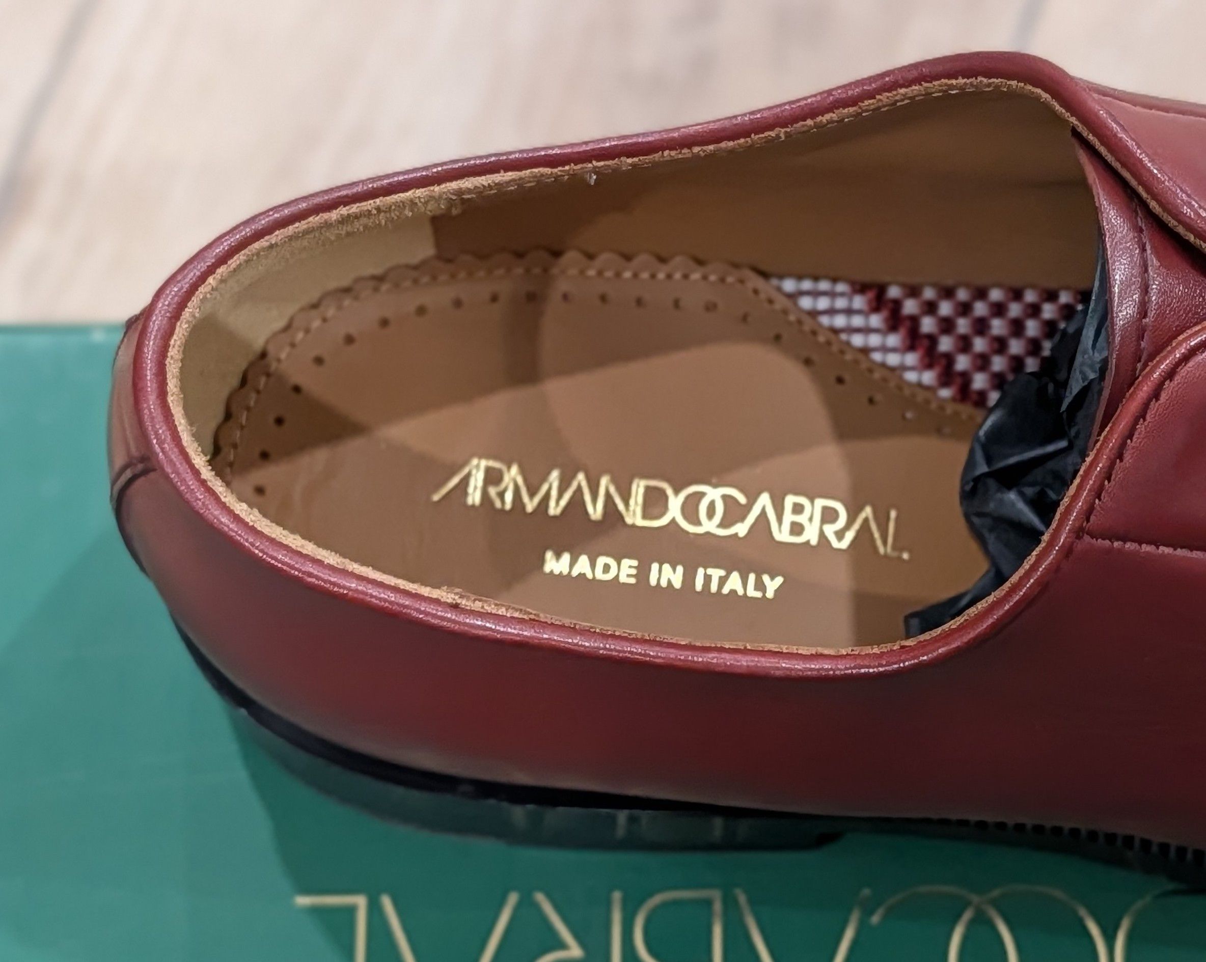 Armando Cabral ARMANDO CABRAL Leather Derby Dress Shoes Porto US 10.5 Size US 10.5 / EU 43-44 - 4 Thumbnail