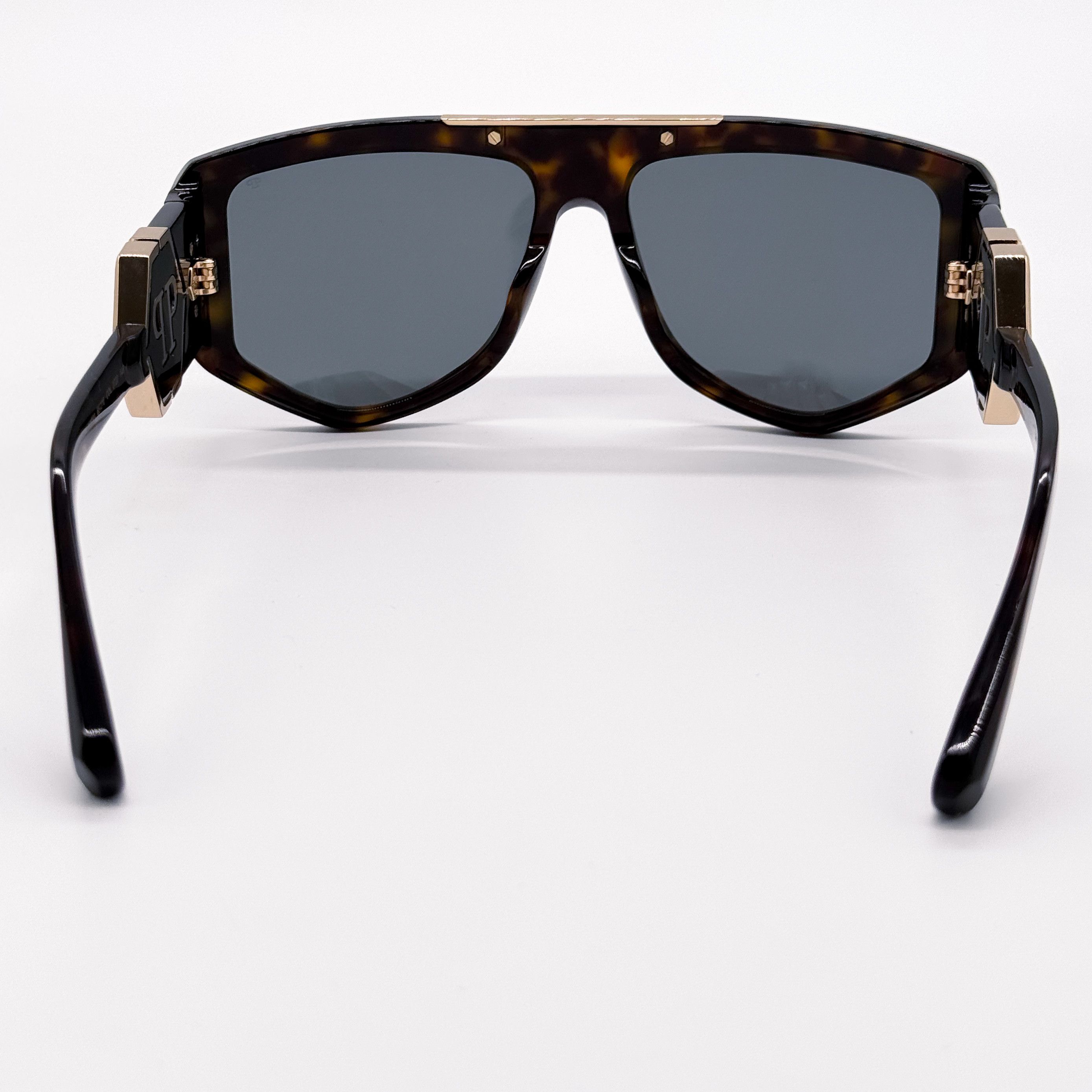 Philipp Plein NEW PHILIPP PLEIN EGO SPP093M 0722 HAVANA UNISEX SUNGLASSES Size ONE SIZE - 6 Thumbnail