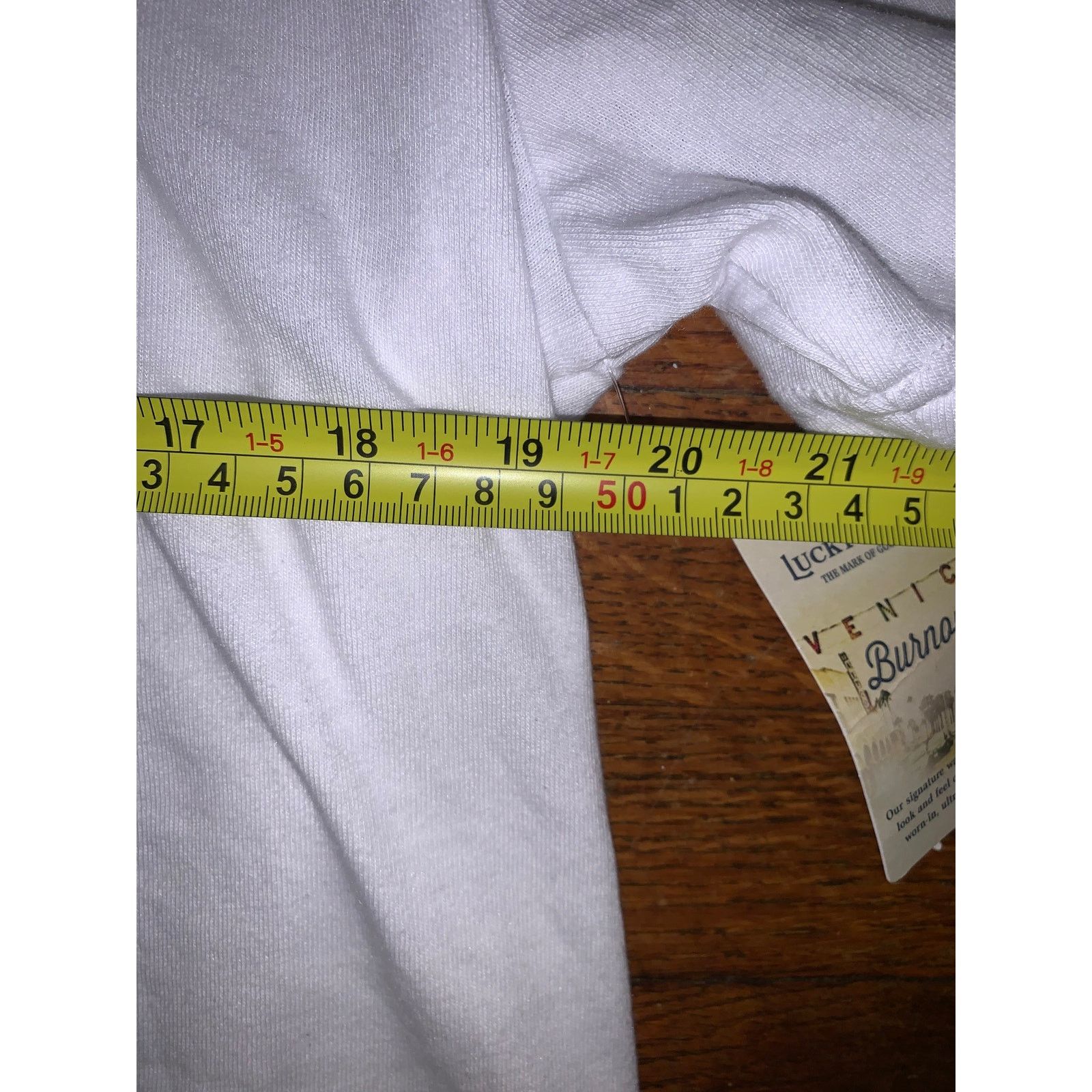 Lucky Brand Gayle Scared But Trying Tour T Shirt Lucky Brand L NWT Size L / US 10 / IT 46 - 10 Thumbnail