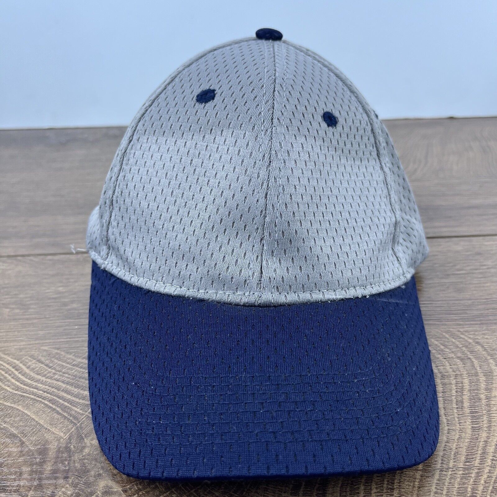 Other Plain Gray Blue Hat Gray Adjustable Hat Gray Adult Size Hat Size ONE SIZE - 3 Thumbnail