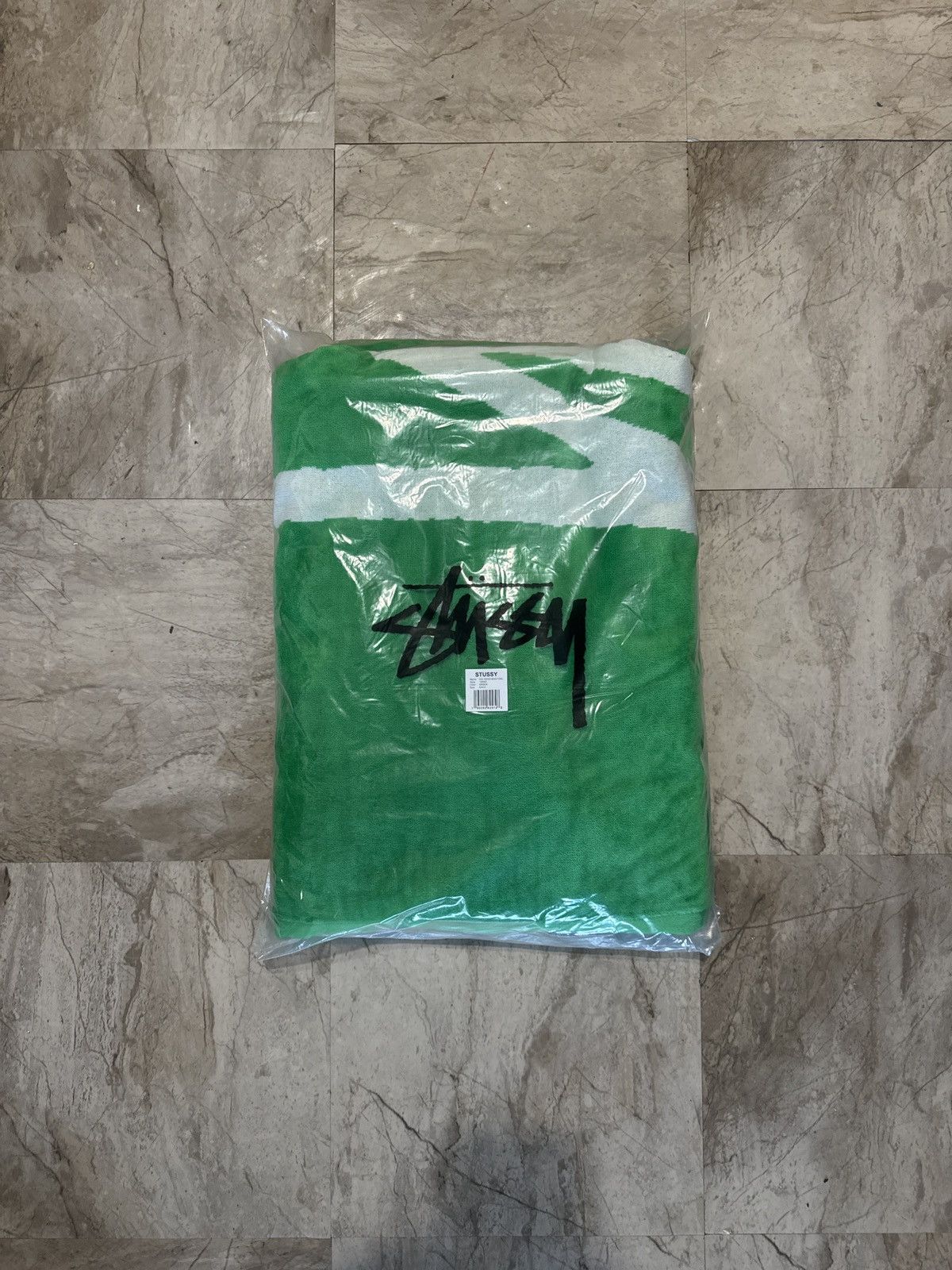 Stussy × Tekla Stussy Tekla Baja Stripes Surf Man Beach Blanket