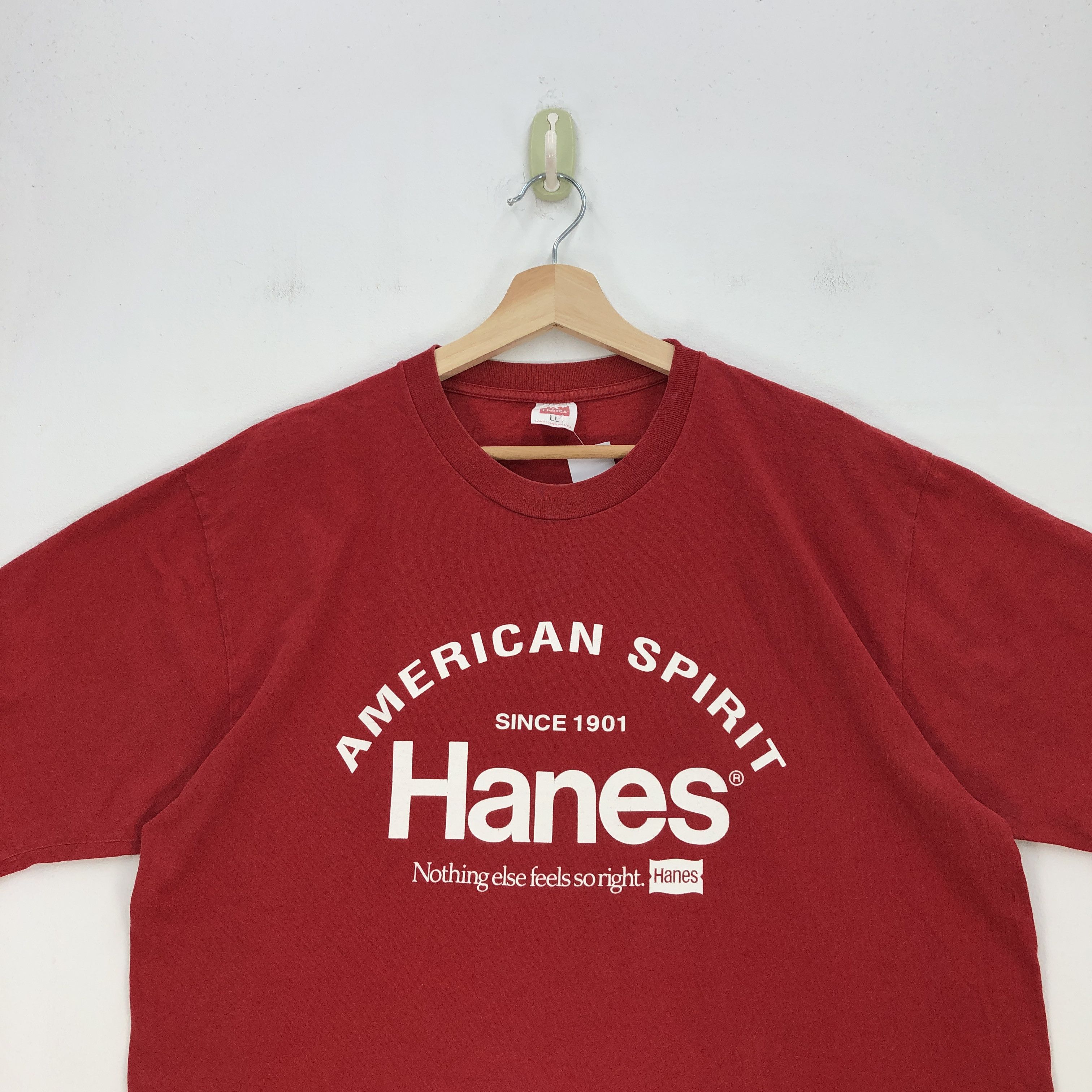 Hanes Vintage Hanes T Shirt American Spirit Hanes Tees Size US L / EU 52-54 / 3 - 2 Thumbnail