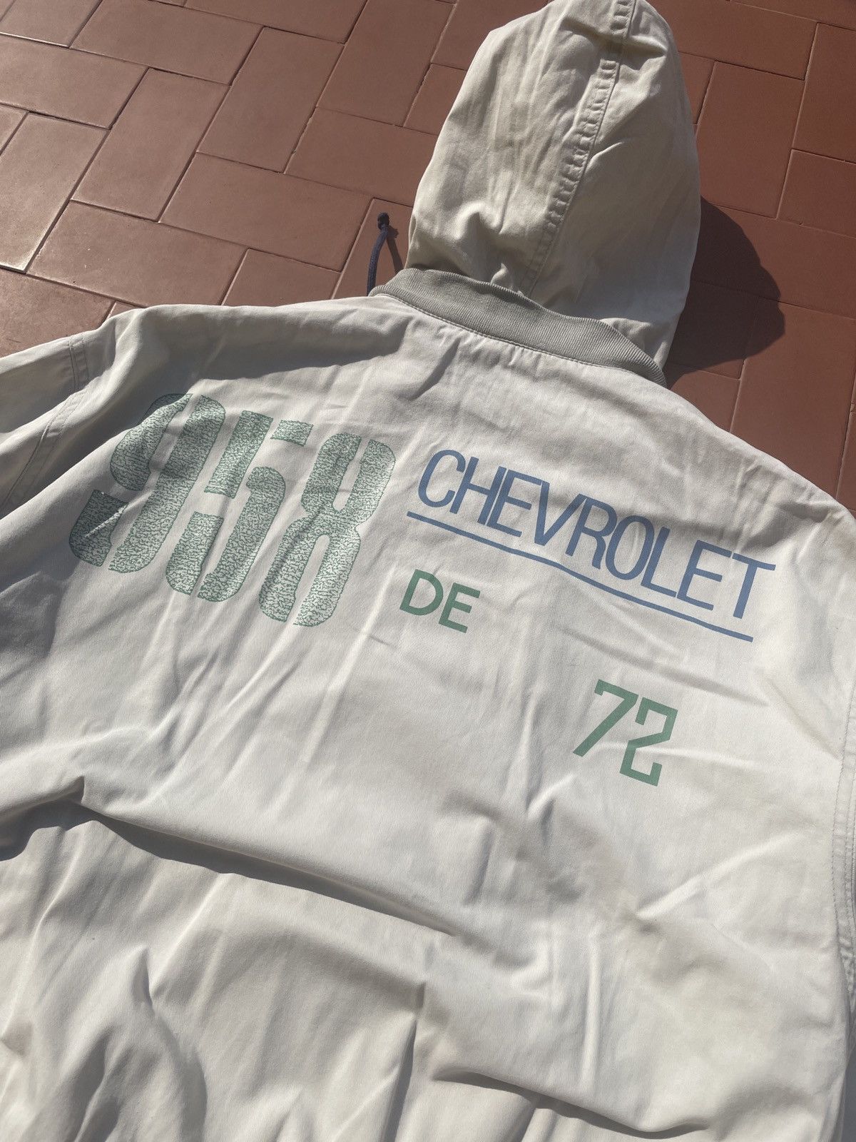 Vintage RARE VINTAGE 70s CHEVROLET 958 W.H.S OVERSIZE JACKET SIZE L Size US L / EU 52-54 / 3 - 6 Thumbnail
