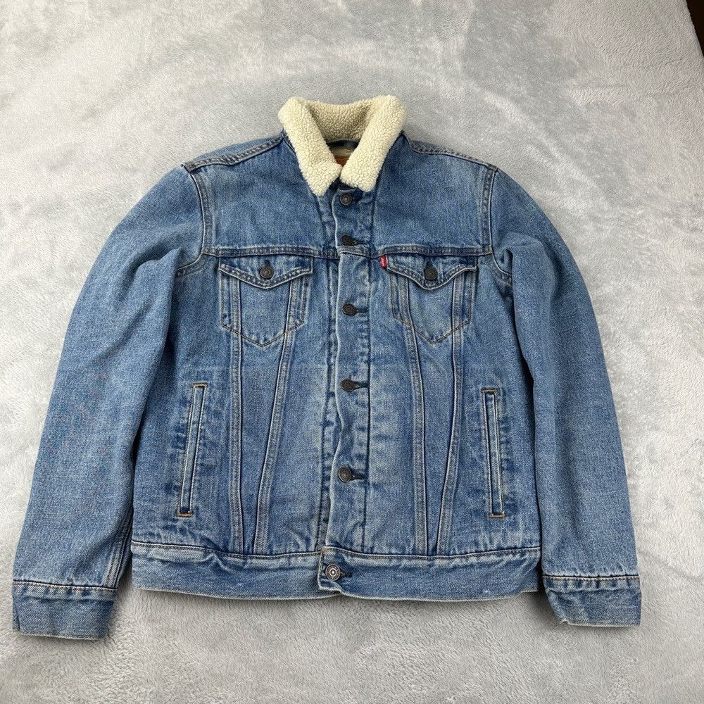 Levi's Levi’s Sherpa Denim Jacket Men’s Size Small Size US S / EU 44-46 / 1 - 1 Thumbnail
