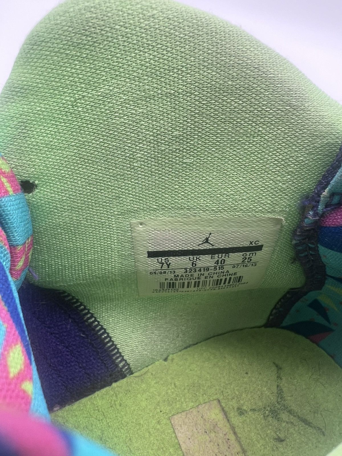 Jordan Brand Nike Air Jordan 6 VI Rings Bel Air Purple Size 7 323419-515 Size US 7 / EU 40 - 10 Thumbnail