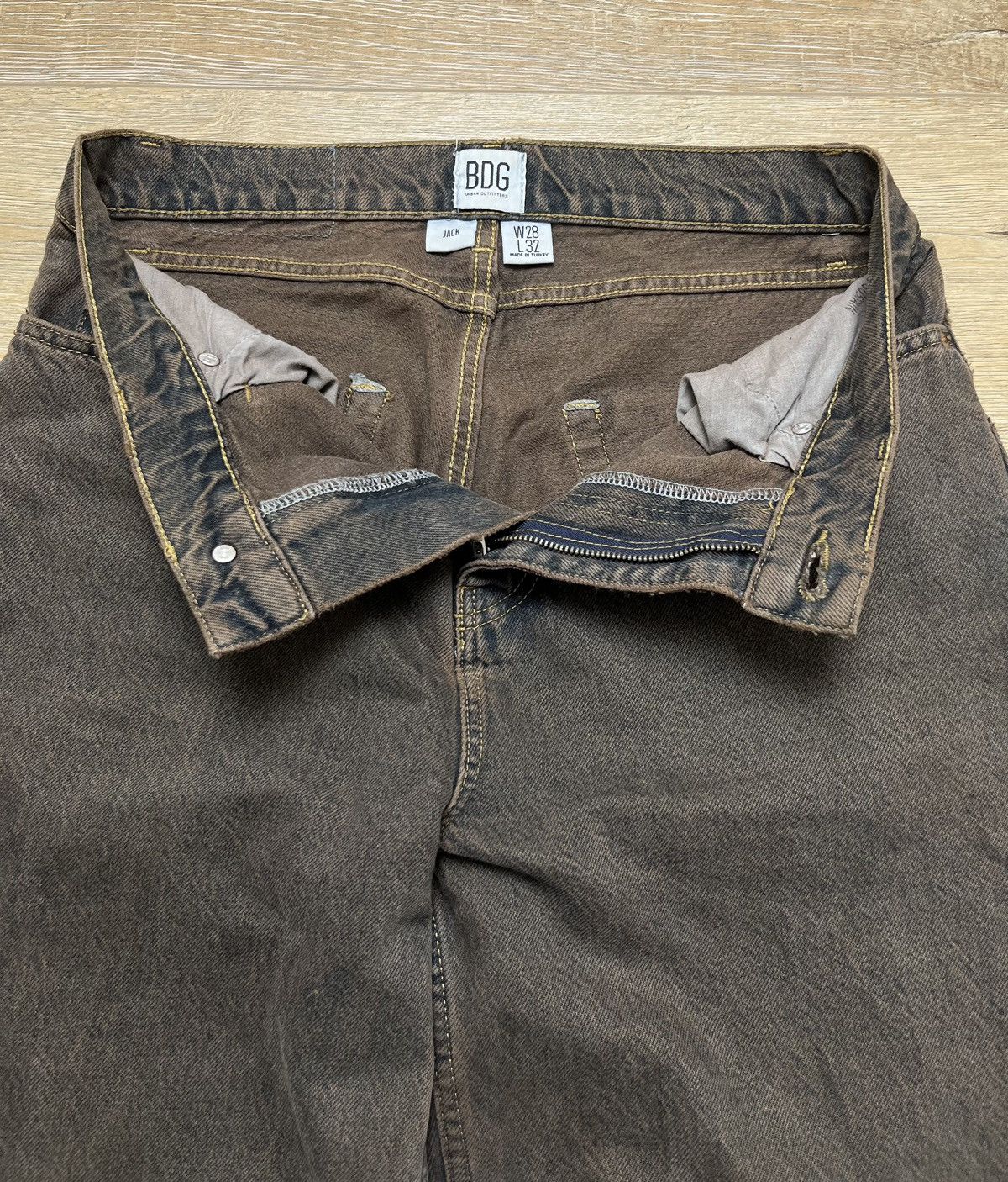 Hysteric Glamour VTG BALENCIAGA X RICK OWENS STYLE BAGGY FADED JEANS 90S Size US 30 / EU 46 - 4 Thumbnail