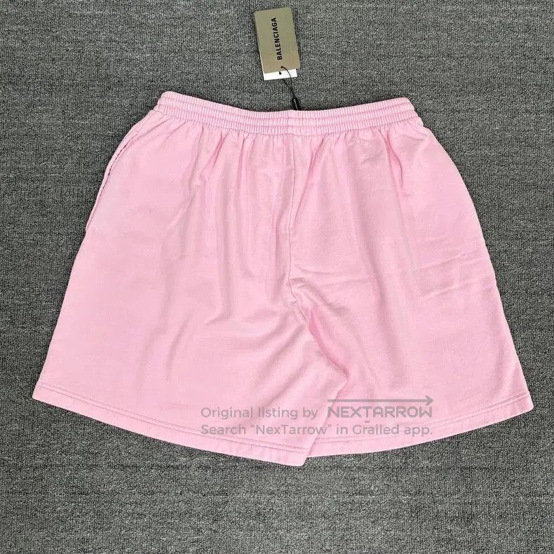 Balenciaga Balenciaga Shanghai Limited Pink Logo Shorts. Size US 31 - 2 Thumbnail