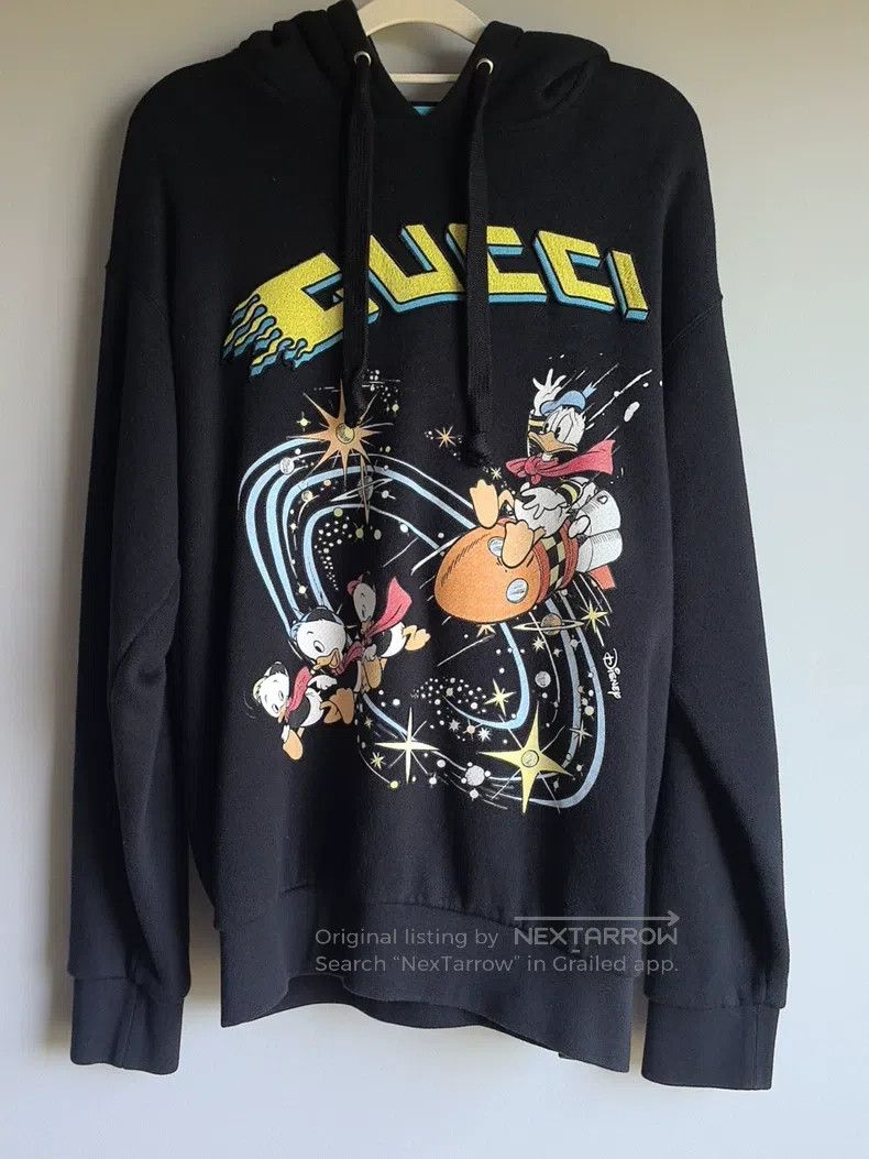 Gucci Gucci Co-branded Donald Duck cartoon pattern hooded long-s Size US XS / EU 42 / 0 - 1 Thumbnail