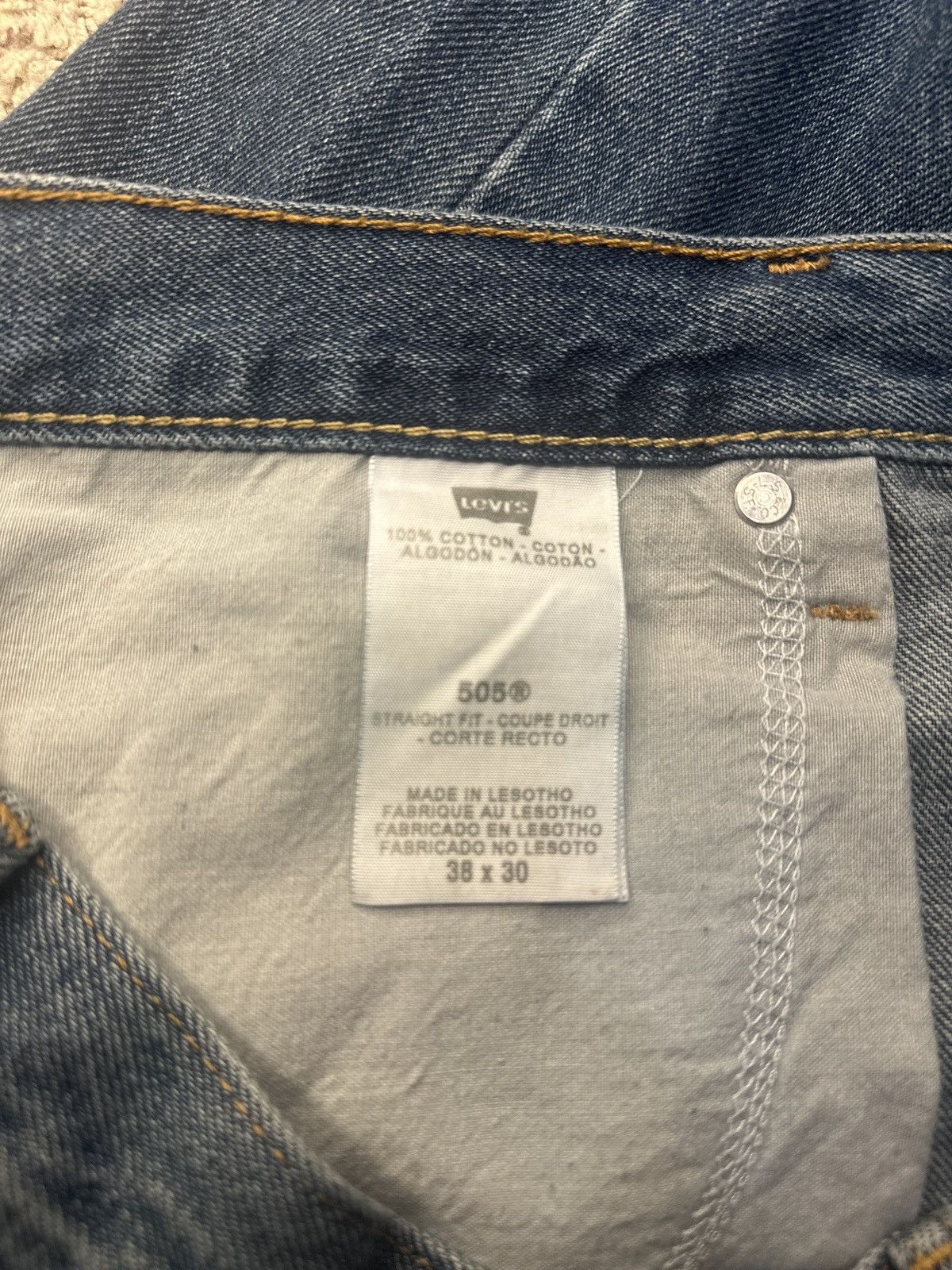 Levi's Vintage Levi’s 505 super thick 38x30 Size US 38 / EU 54 - 7 Thumbnail